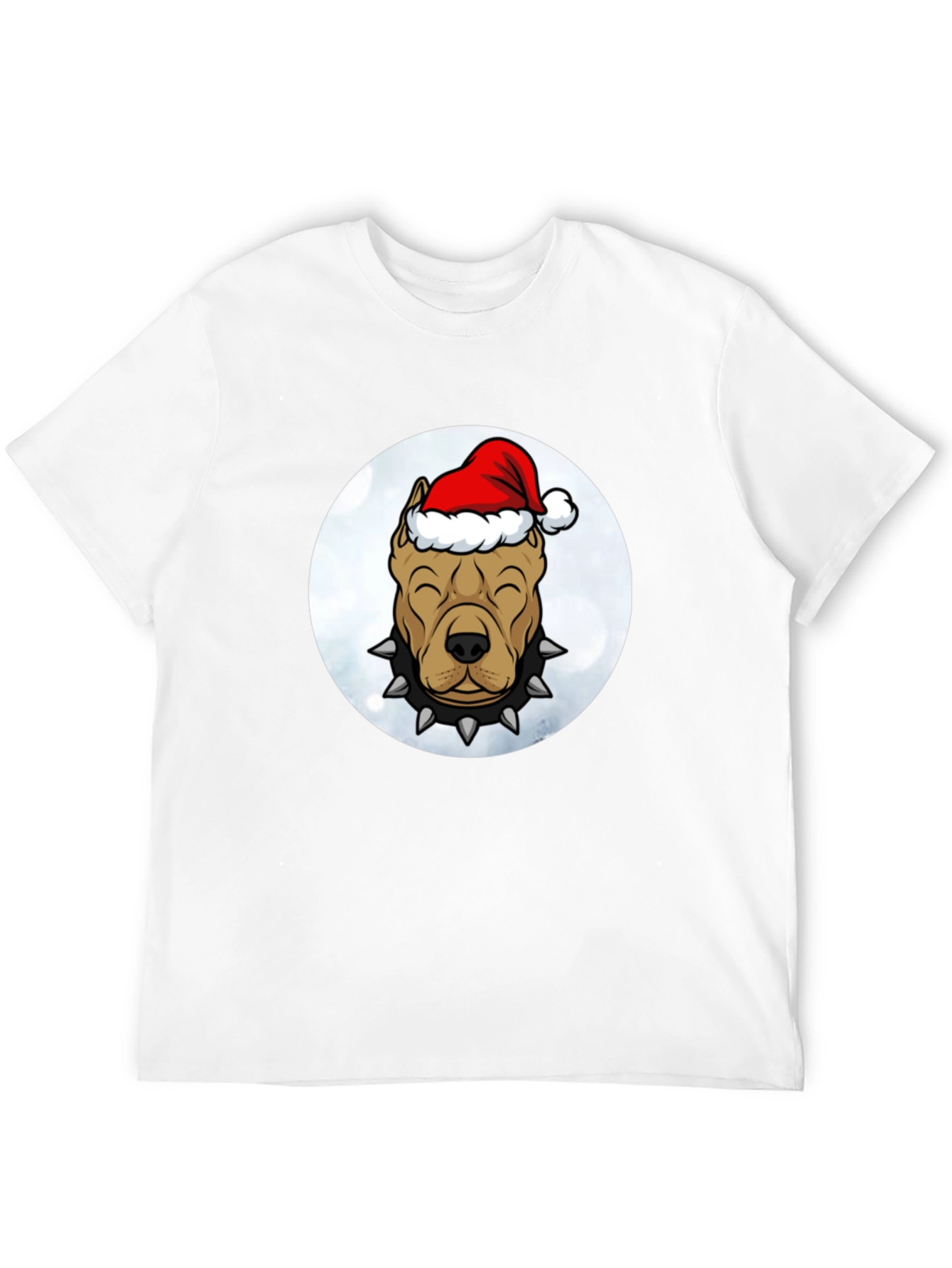 Christmas Pitbull Dog T-Shirt