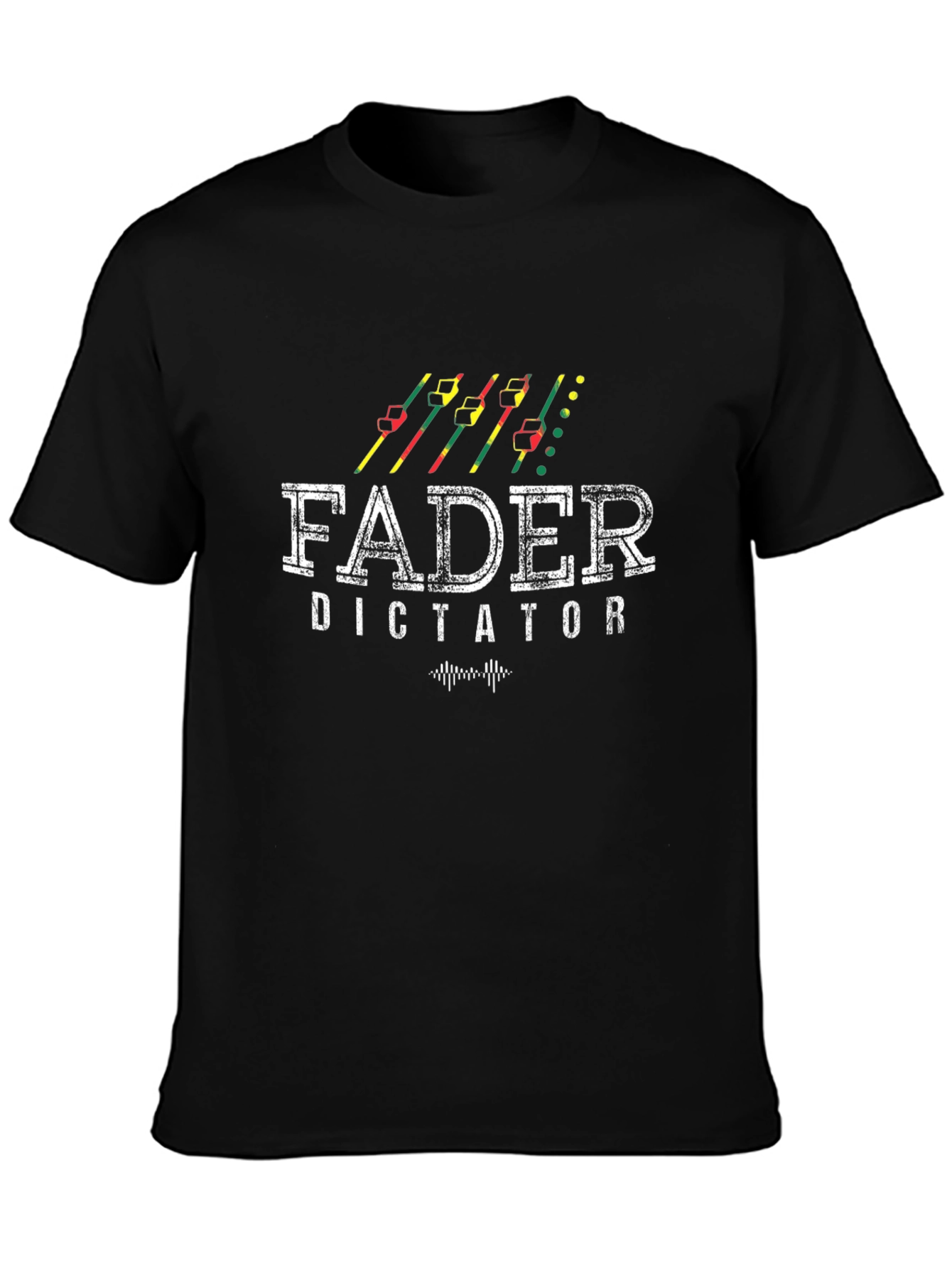 Fader Dictator Black Graphic T-Shirt