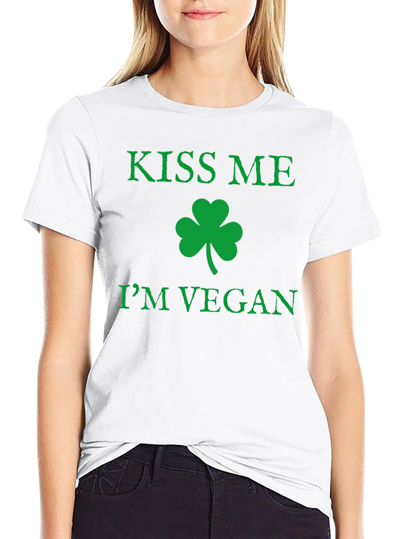 Kiss Me Im Vegan T-Shirt St. Patricks Day