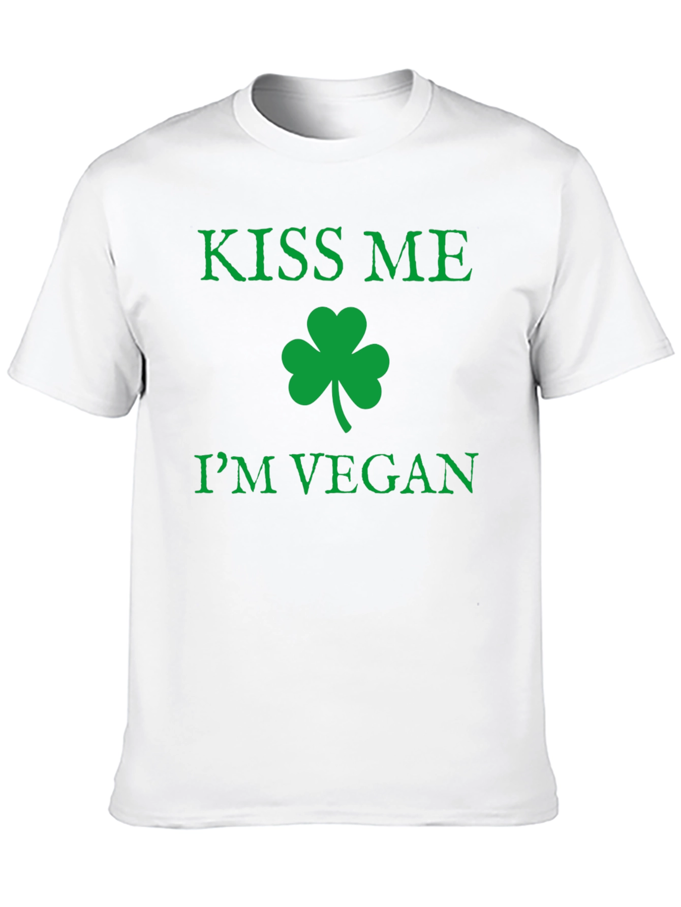 Kiss Me Im Vegan T-Shirt St. Patricks Day