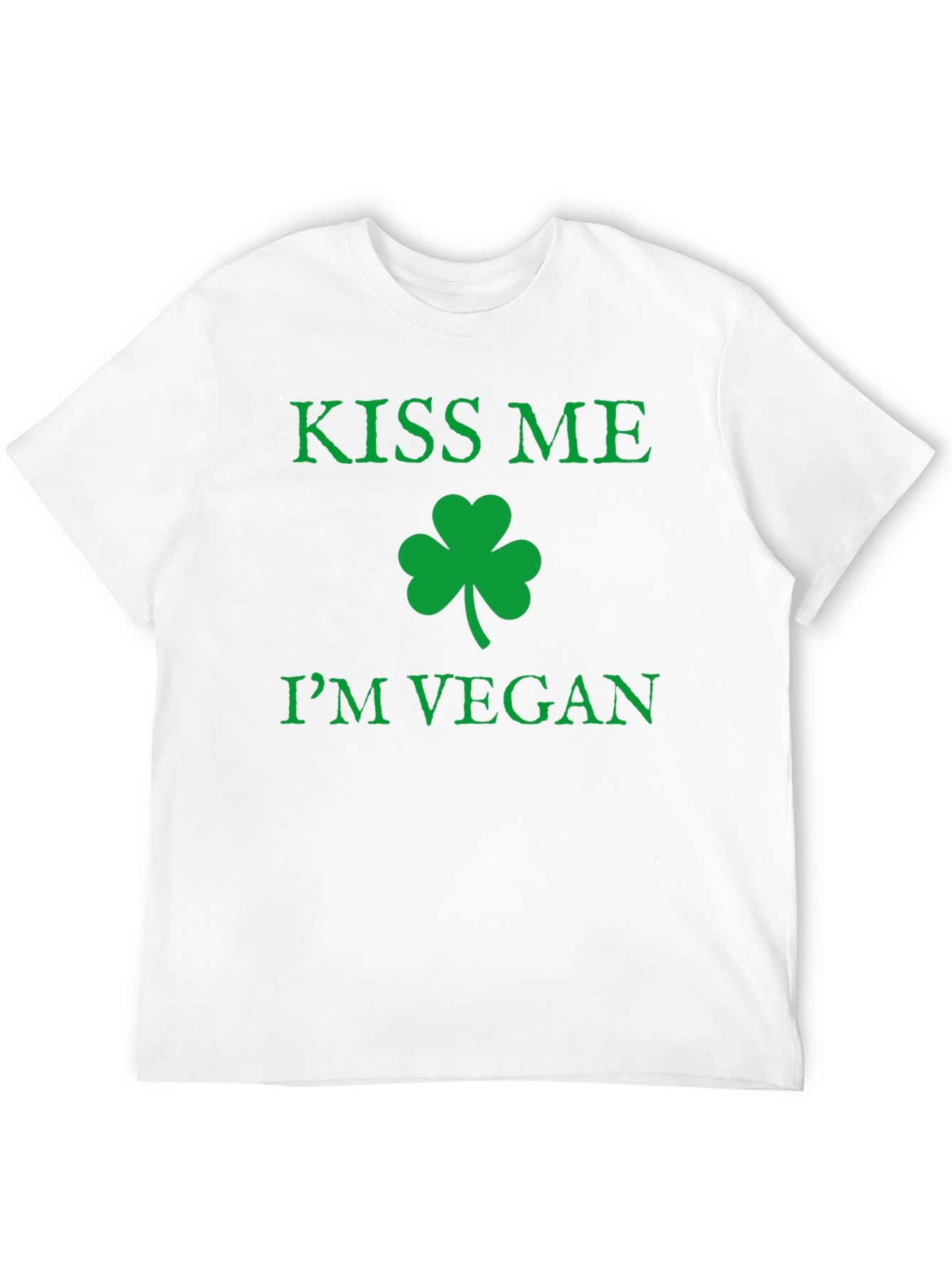 Kiss Me Im Vegan T-Shirt St. Patricks Day