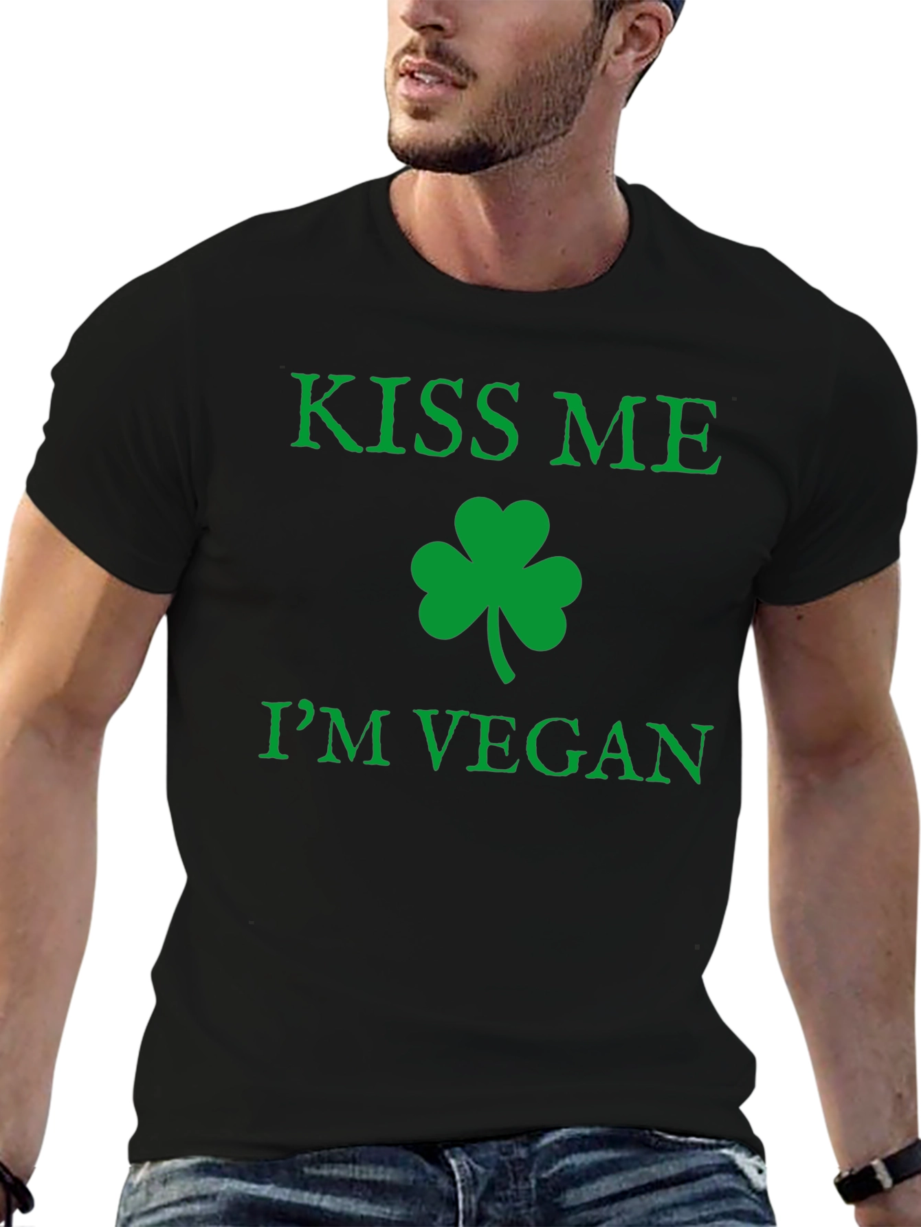 Kiss Me Im Vegan T-Shirt St. Patricks Day