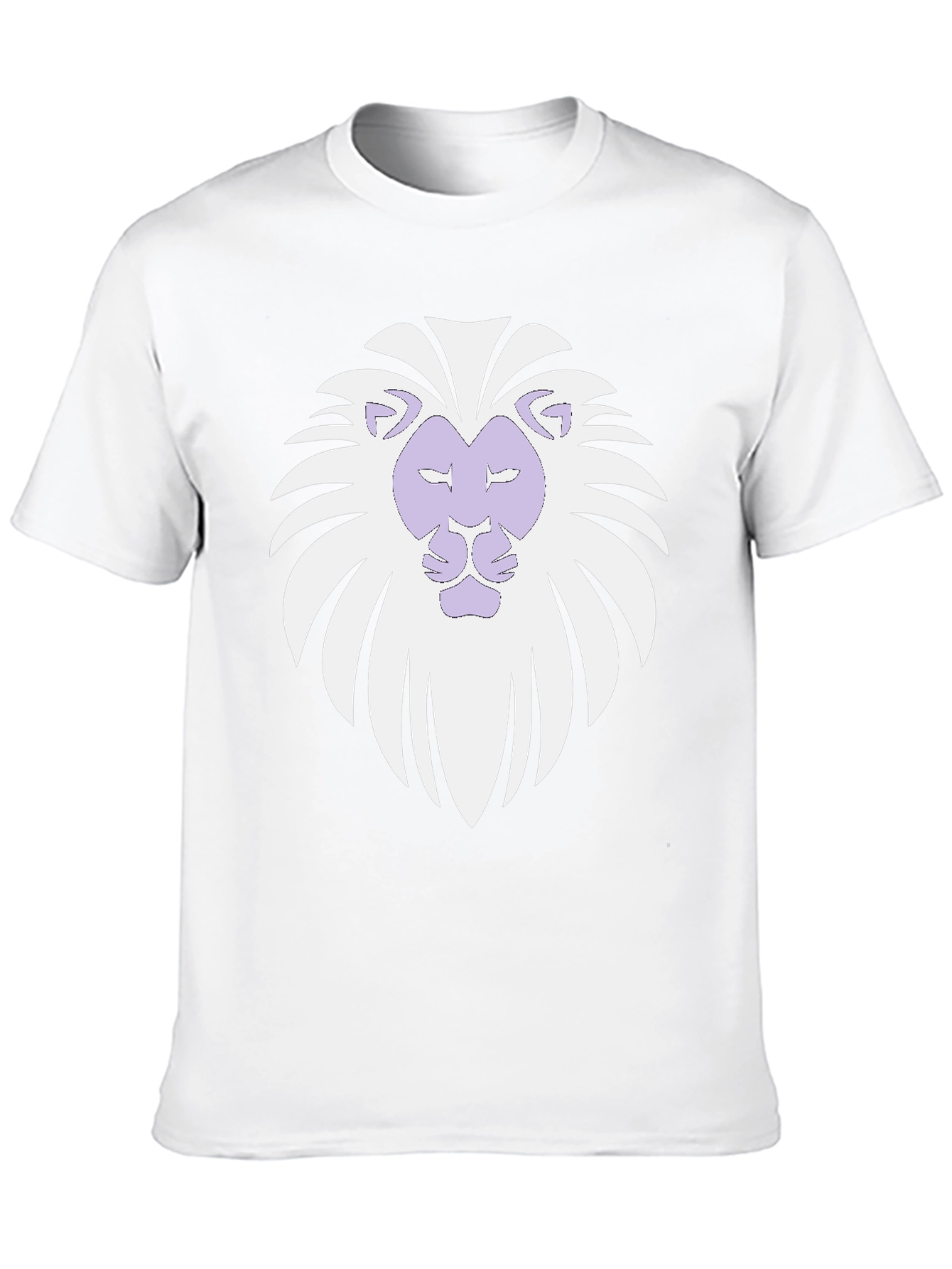 Lion Graphic Print Tee - Black