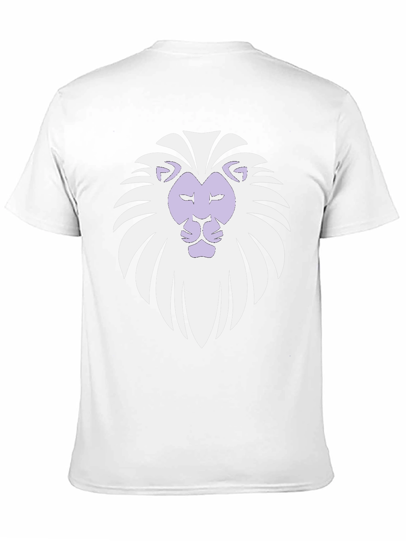 Lion Graphic Print Tee - Black