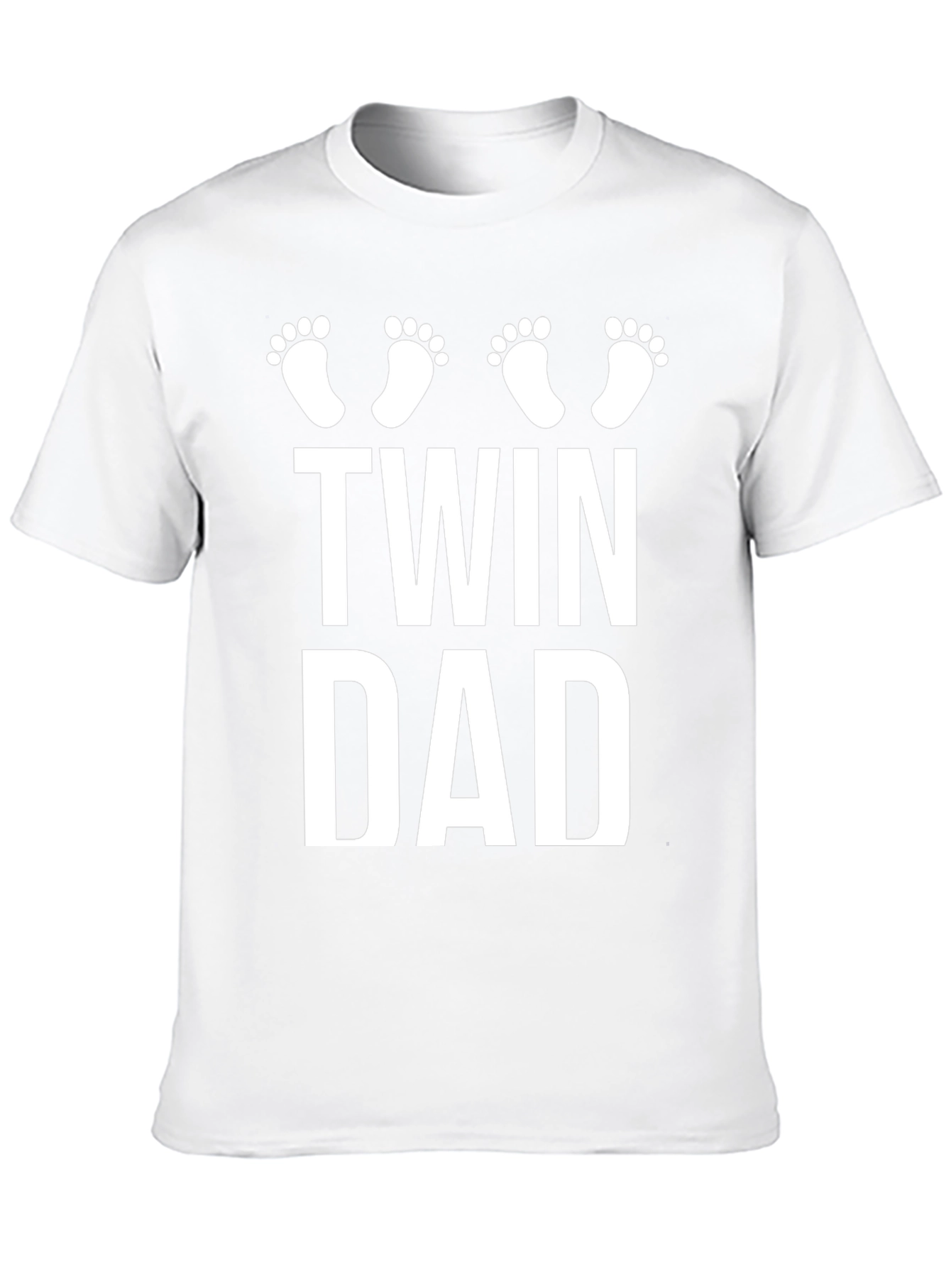 Twin Dad Black T-Shirt