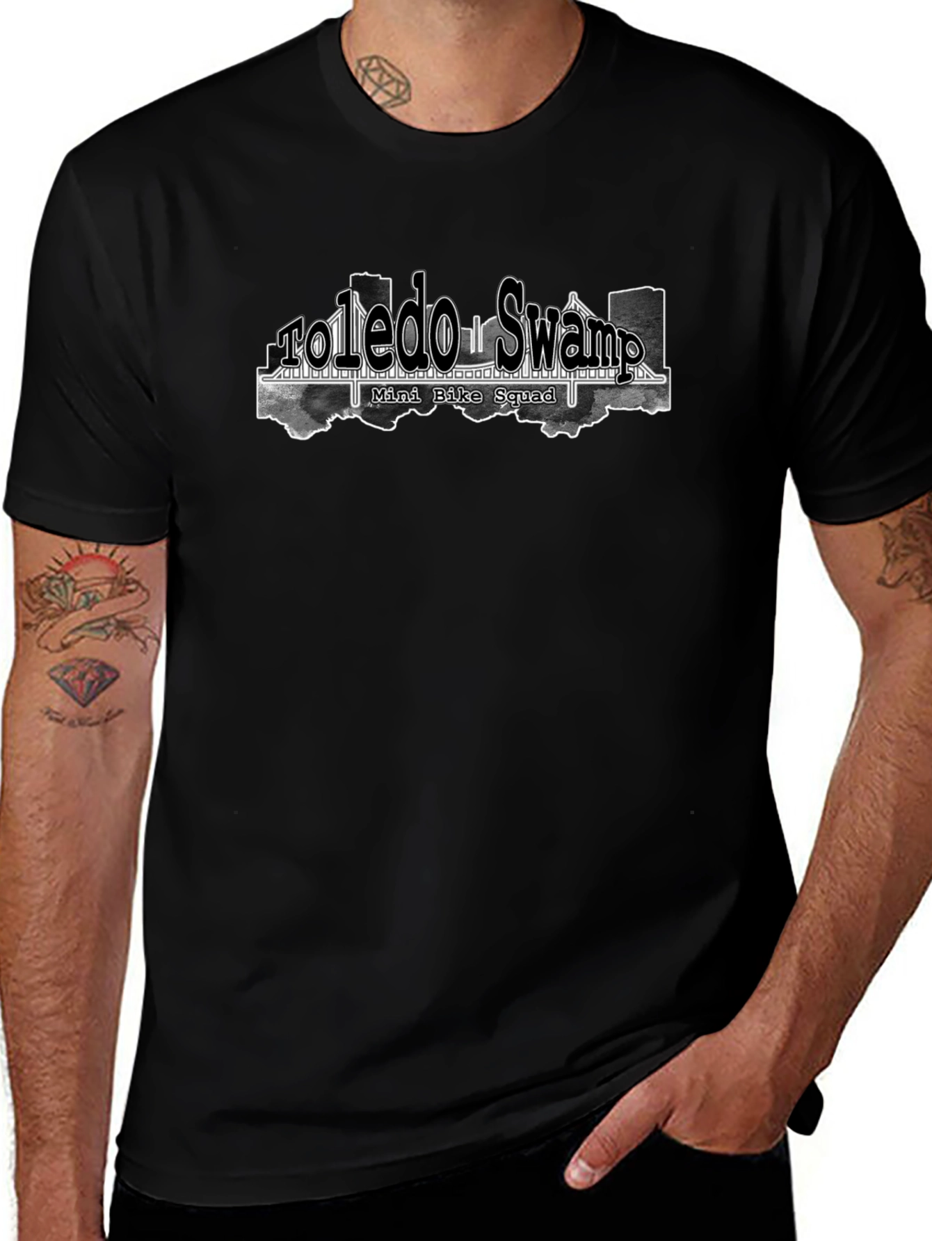 Toledo Swamp Mini Bike Squad Graphic T-Shirt