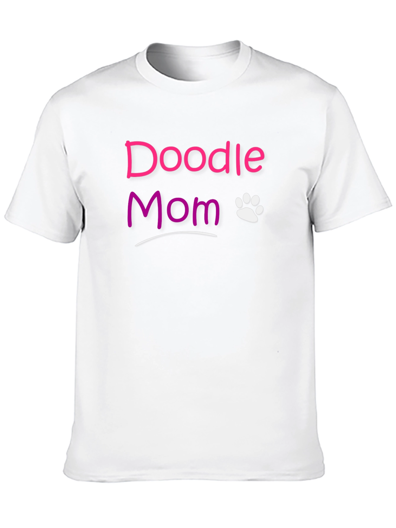 Doodle Mom Paw Print T-Shirt
