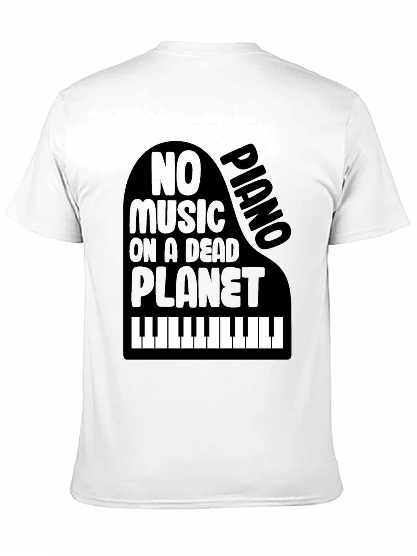 Piano No Music on a Dead Planet Graphic Tee