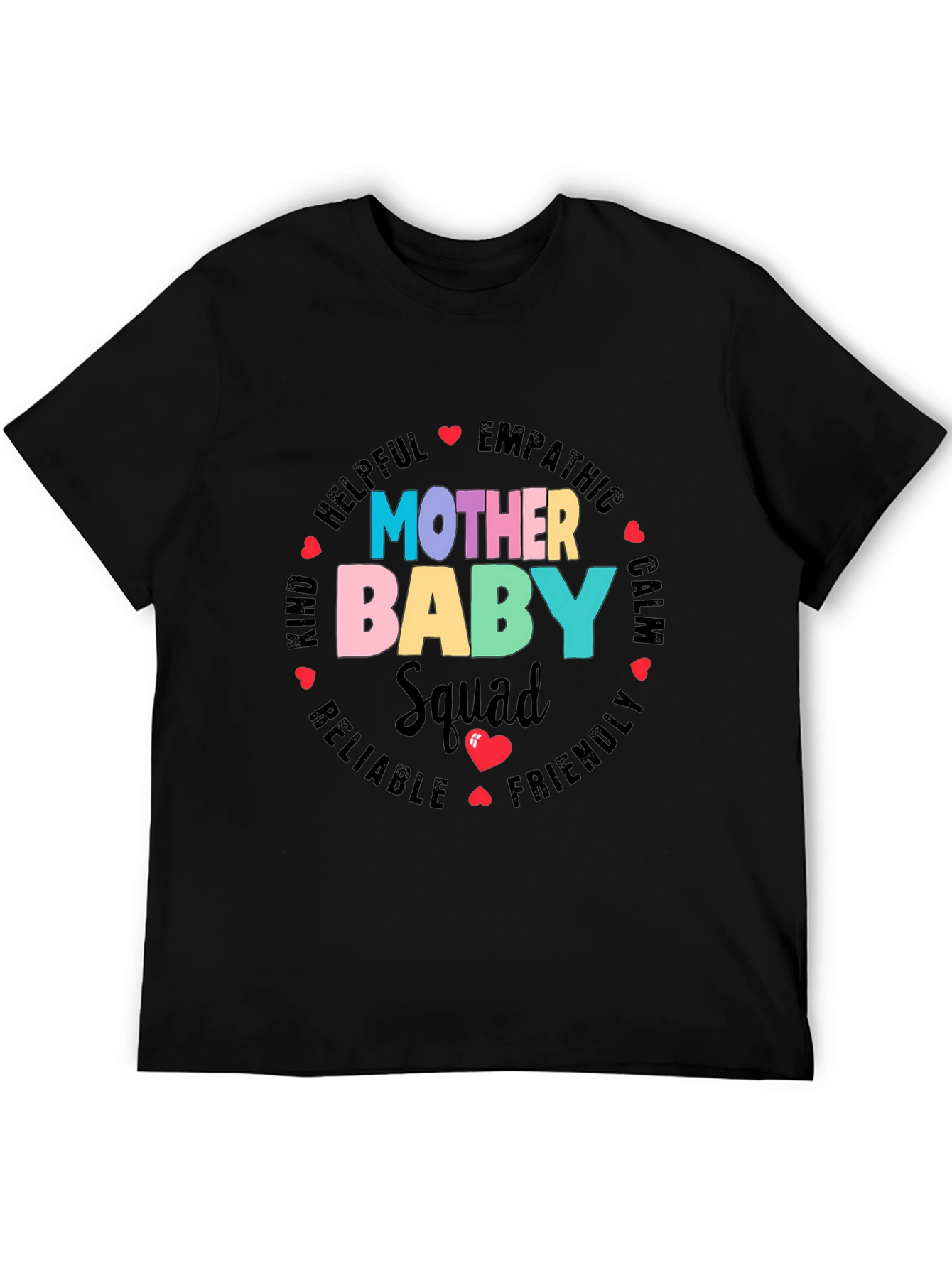 Mother Baby Squad Graphic Tee - Soft Cotton Blend