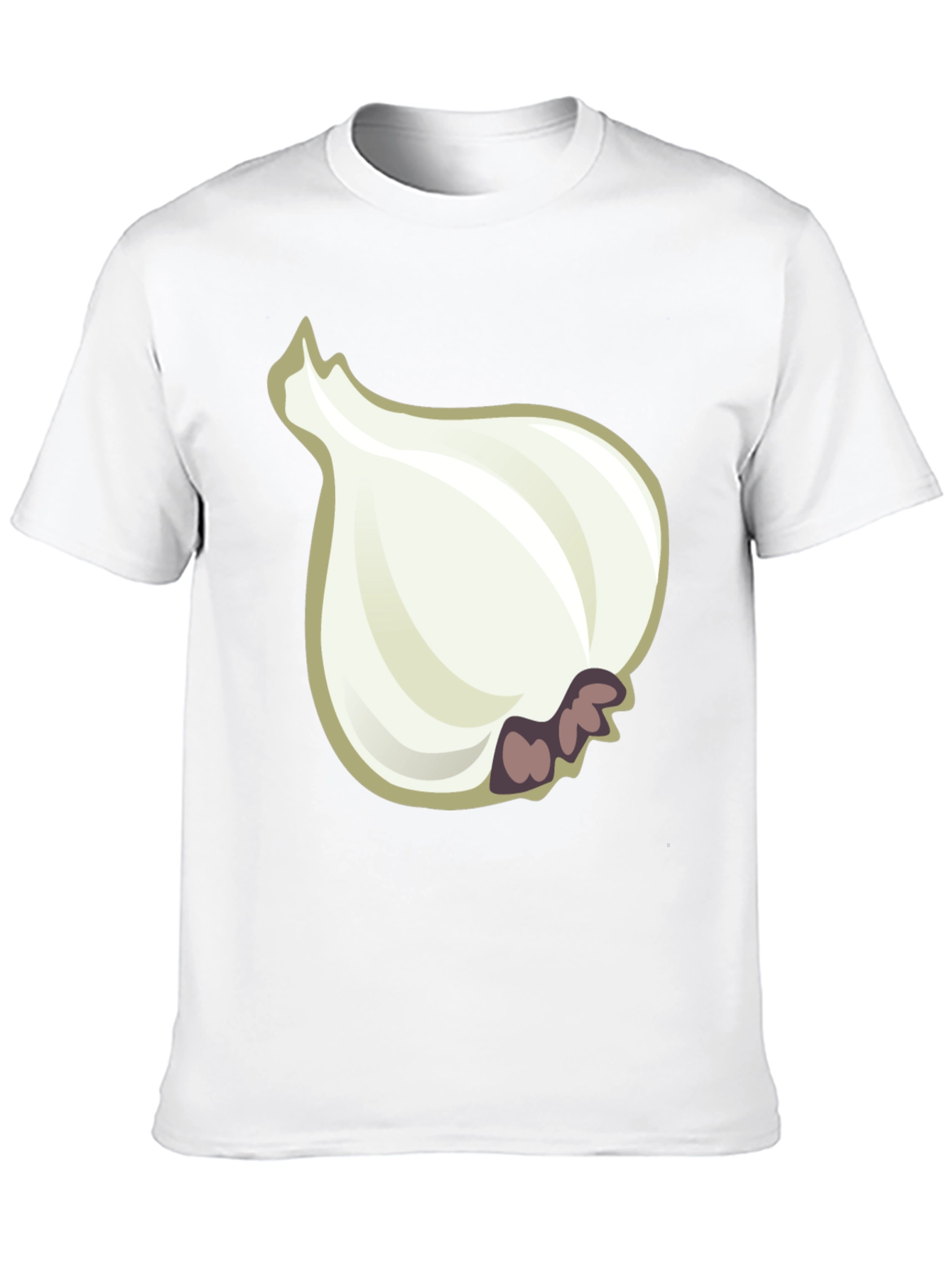 Garlic Graphic Tee - Black Cotton T-Shirt