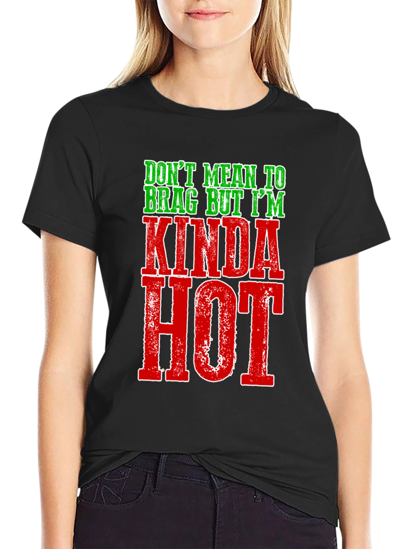 Kinda Hot Graphic Tee - Funny Mens T-Shirt