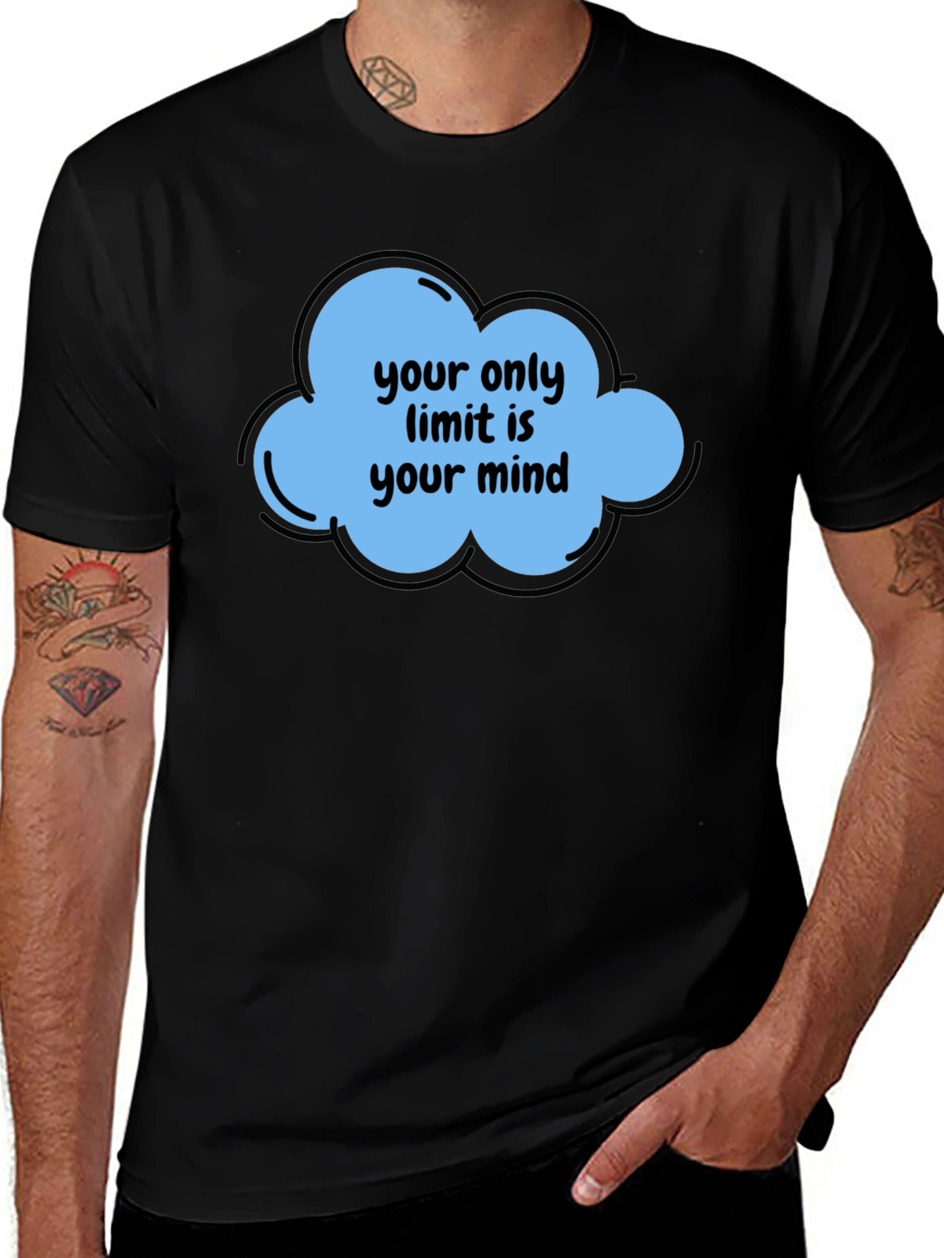 Motivational Mindset Graphic T-Shirt