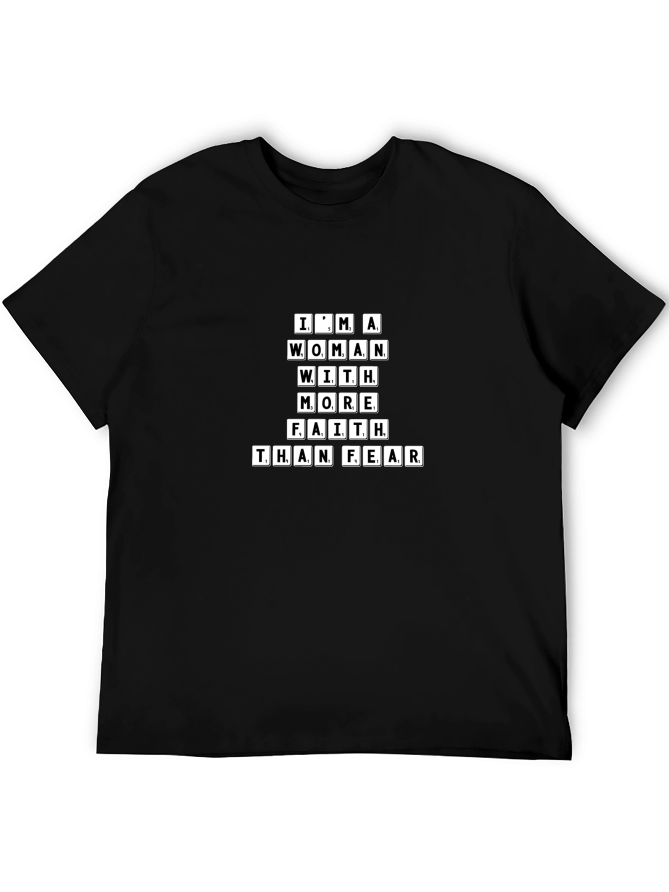 Im A Woman Faith Over Fear T-Shirt