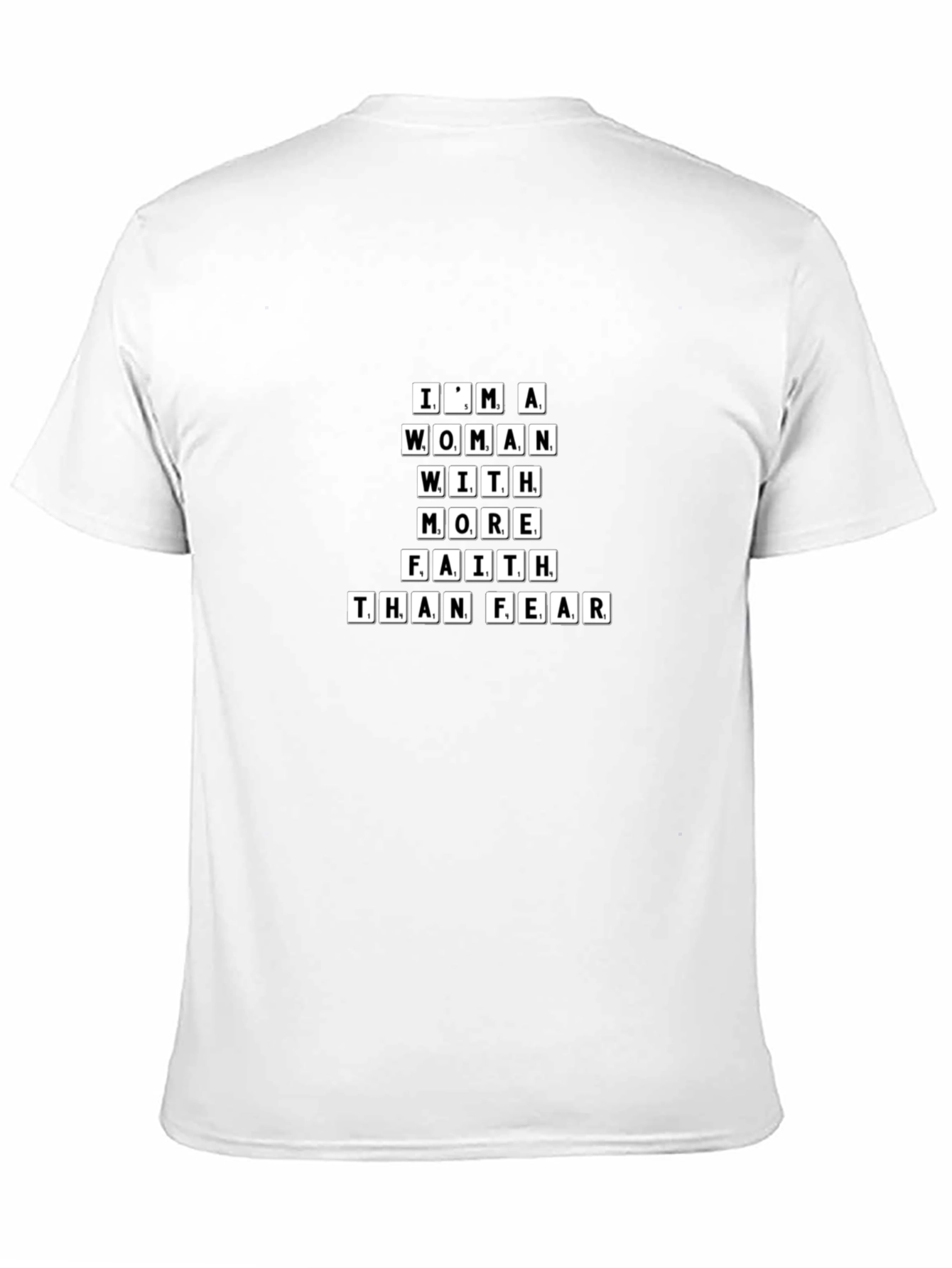 Im A Woman Faith Over Fear T-Shirt