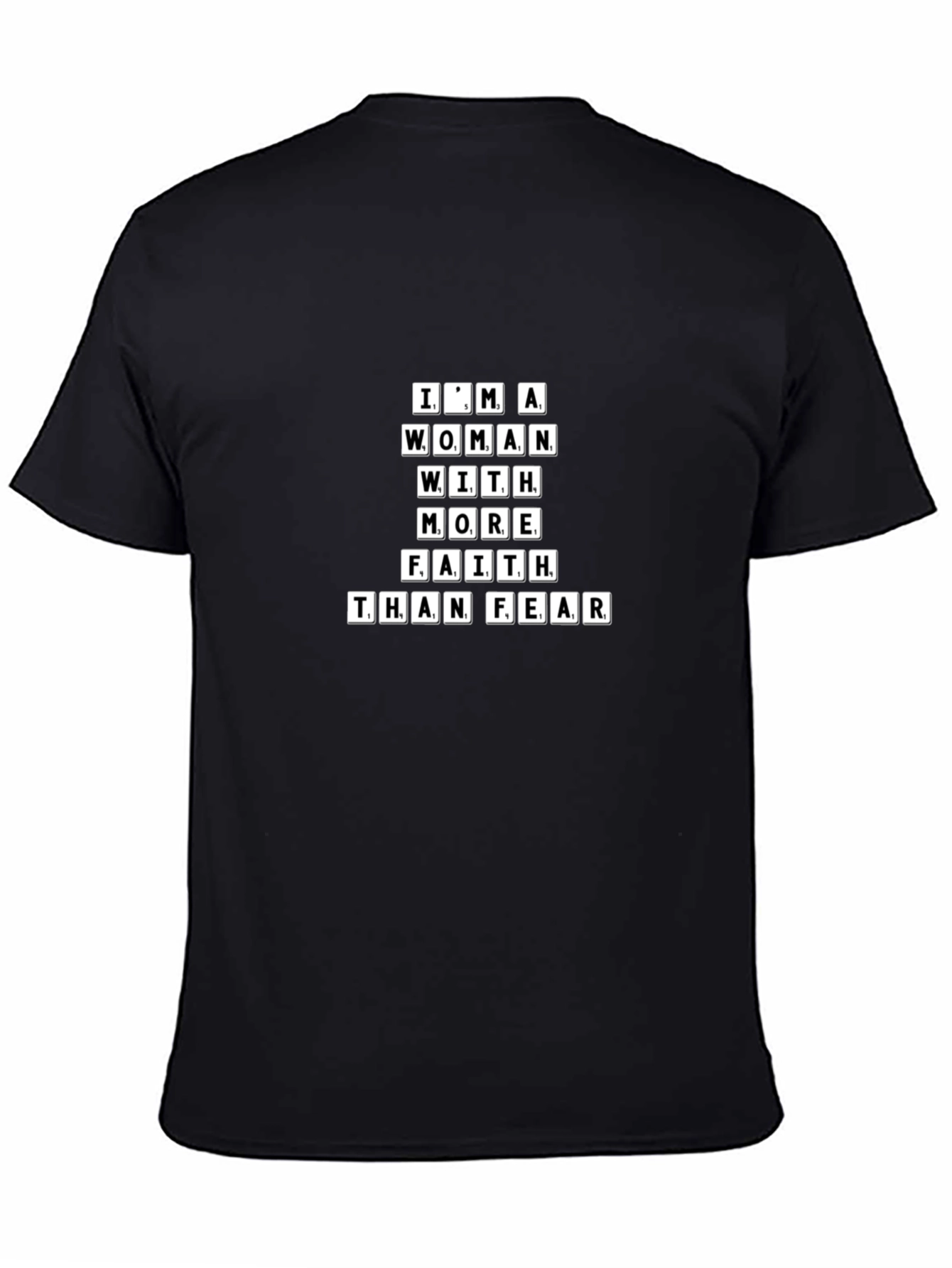 Im A Woman Faith Over Fear T-Shirt