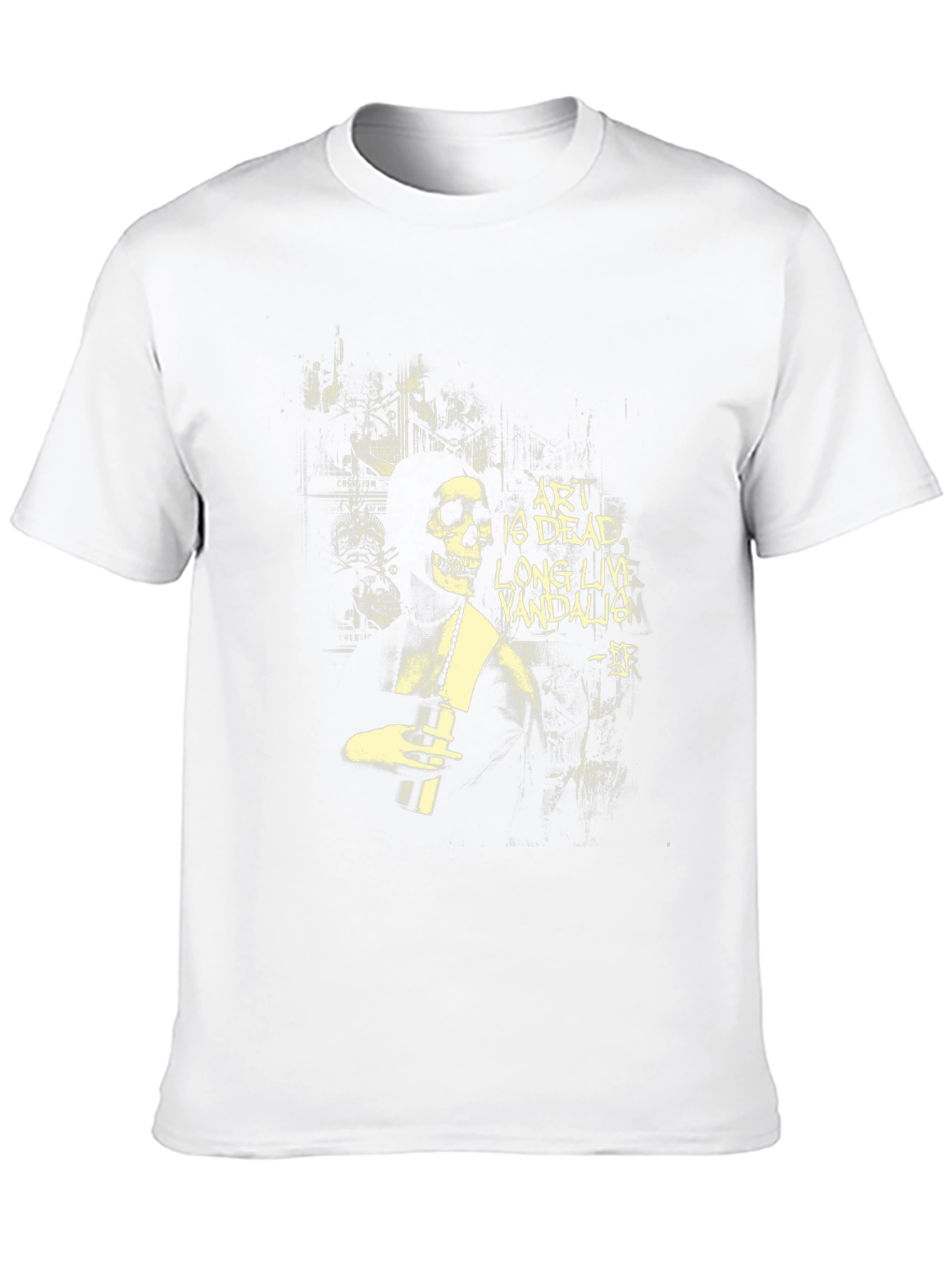 Art is Dead T-Shirt - Skeleton Graphic Tee