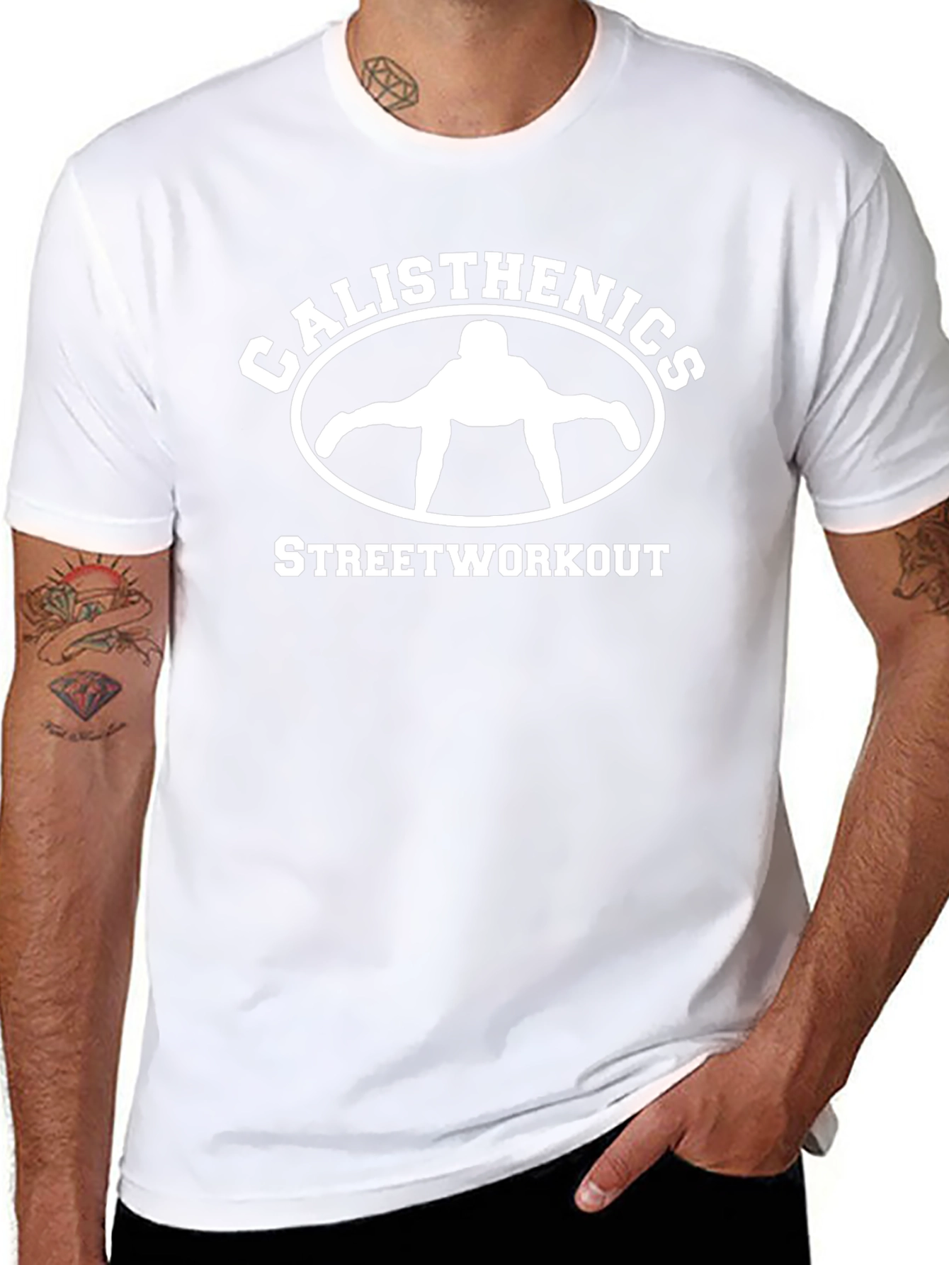 Calisthenics Street Workout Black Graphic T-Shirt