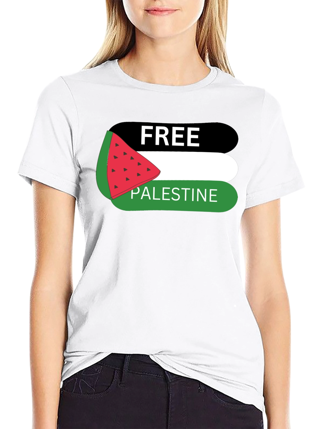 Free Palestine Watermelon T-Shirt