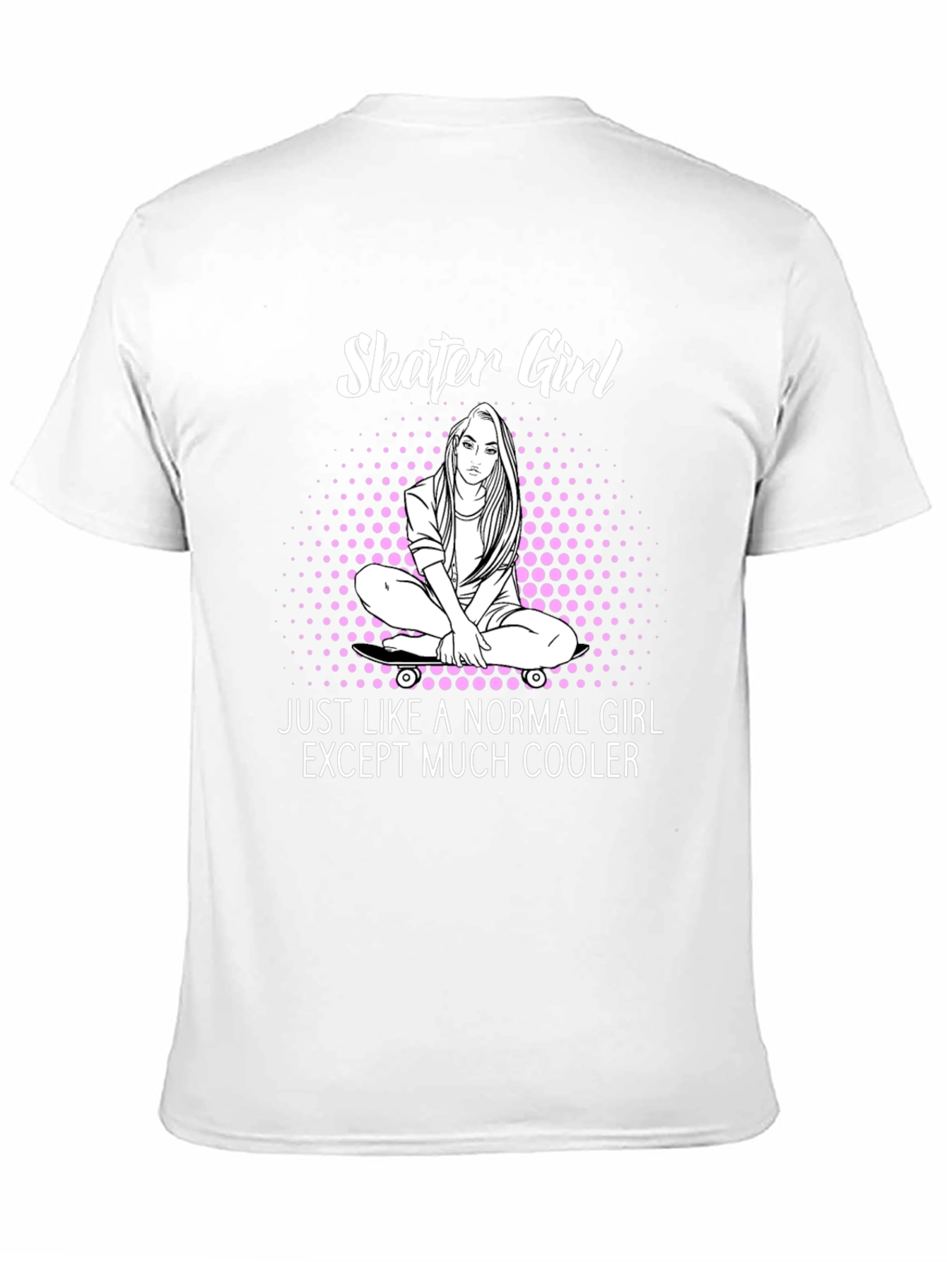 Skater Girl Graphic T-Shirt - Cool & Unique Design