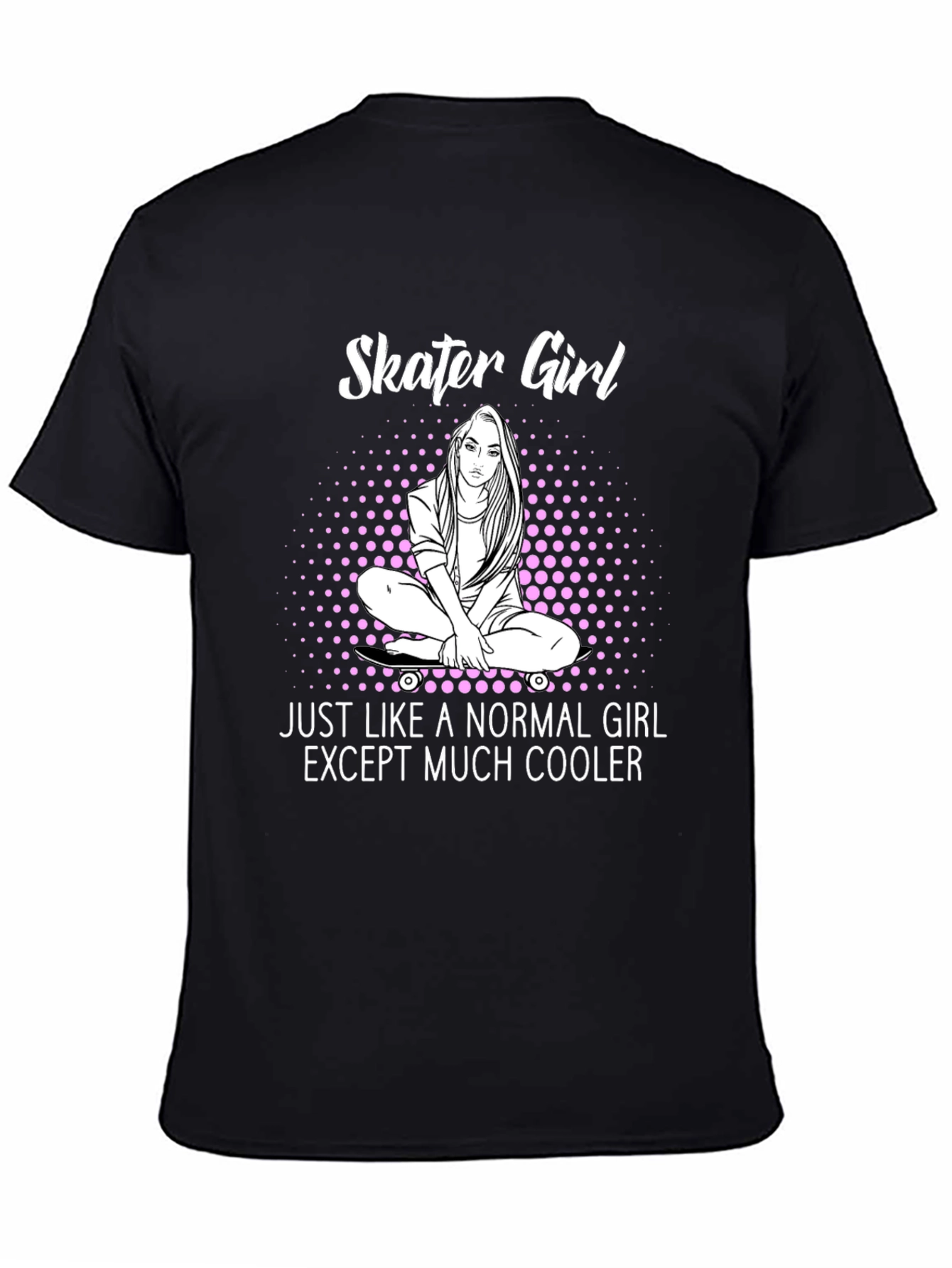 Skater Girl Graphic T-Shirt - Cool & Unique Design