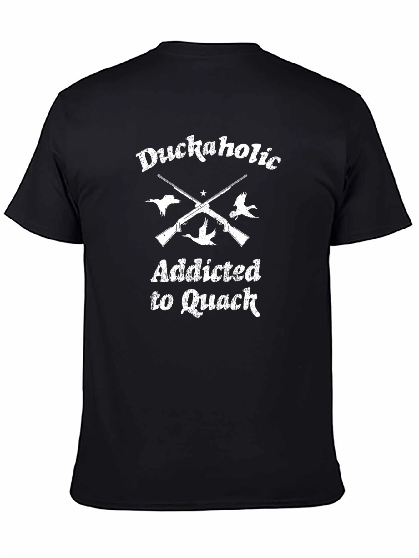 Duckaholic Addicted to Quack Graphic T-Shirt