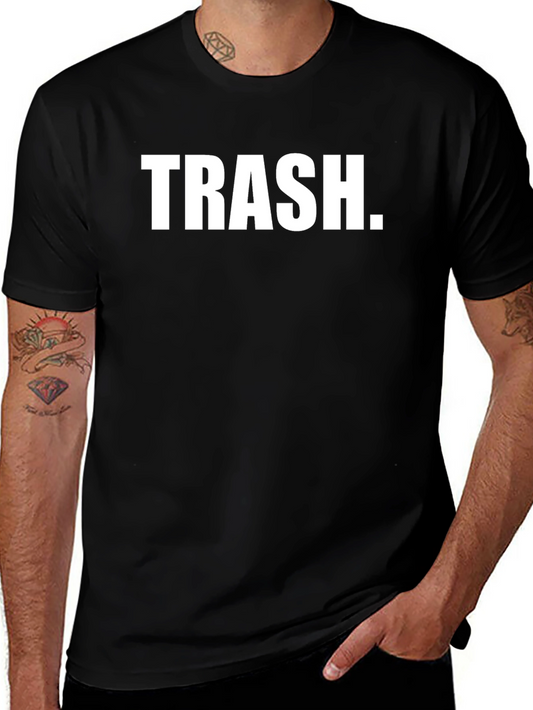 Trash Graphic Tee - Mens Short Sleeve Crew Neck