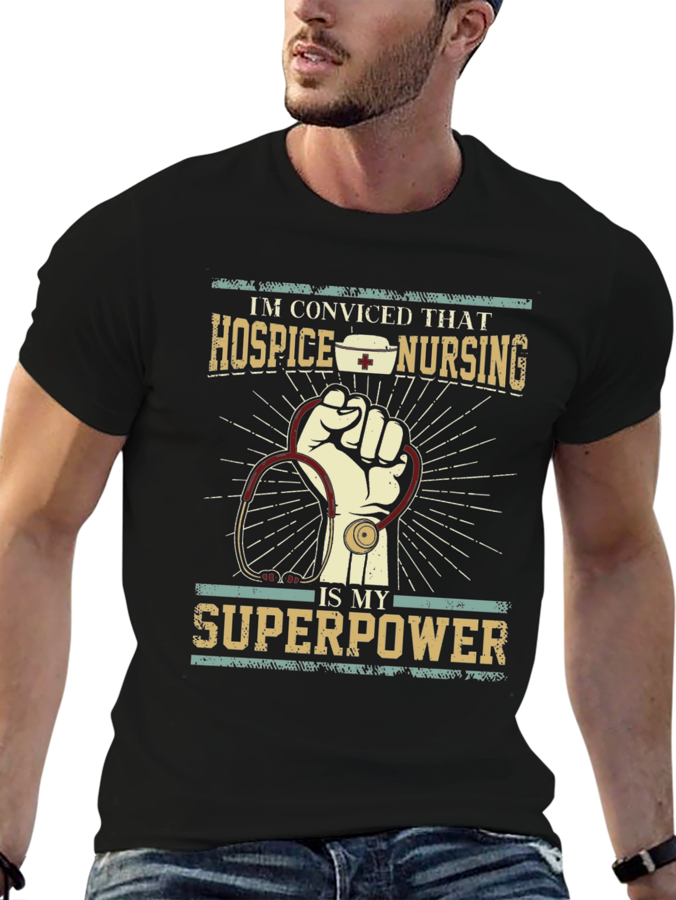 Hospice Nursing Superpower T-Shirt