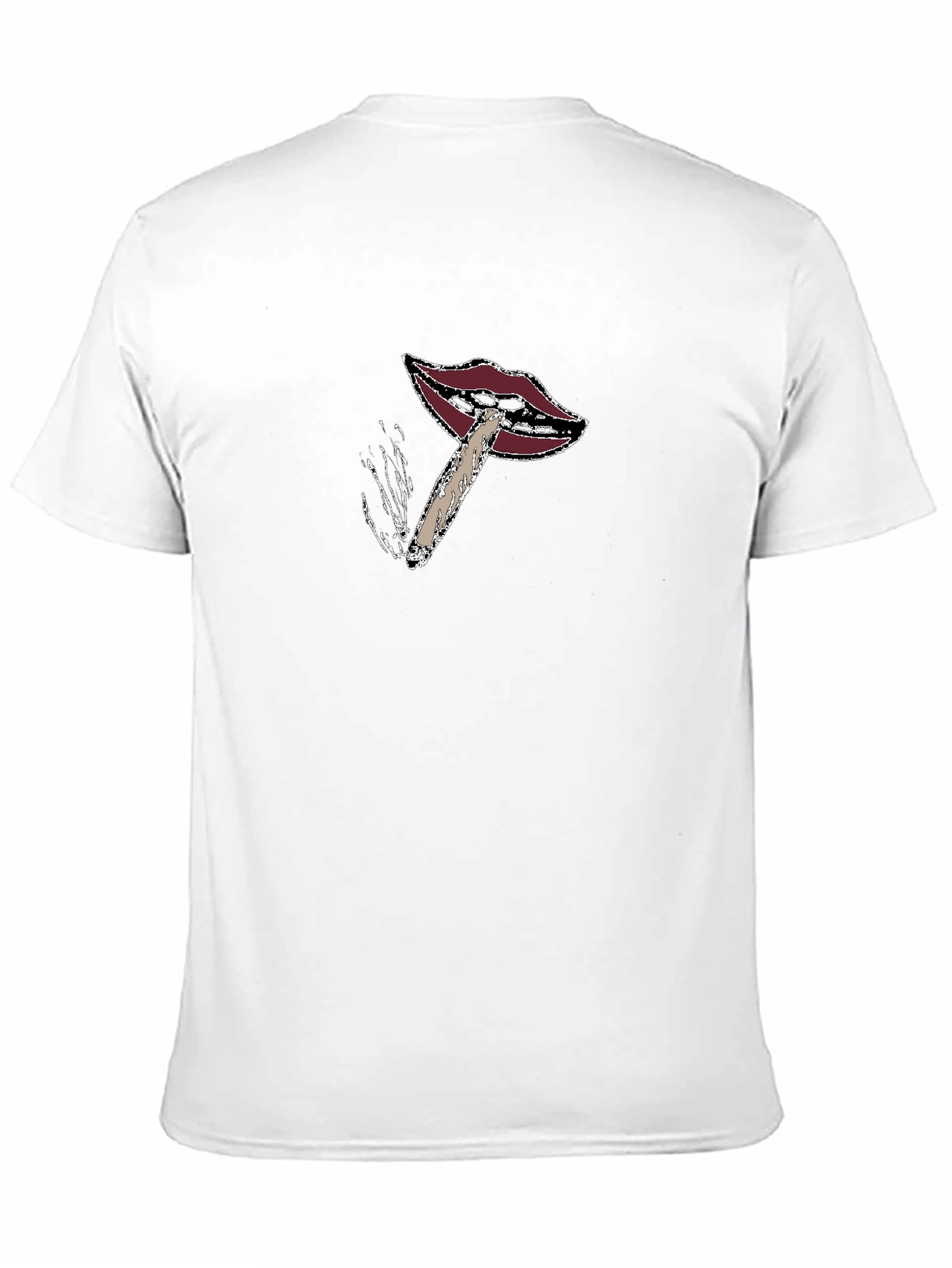 Lips Joint Black T-Shirt