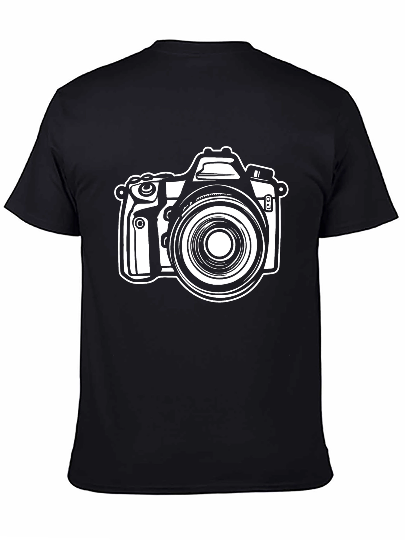 Black Camera Graphic T-Shirt - Photographer Tee