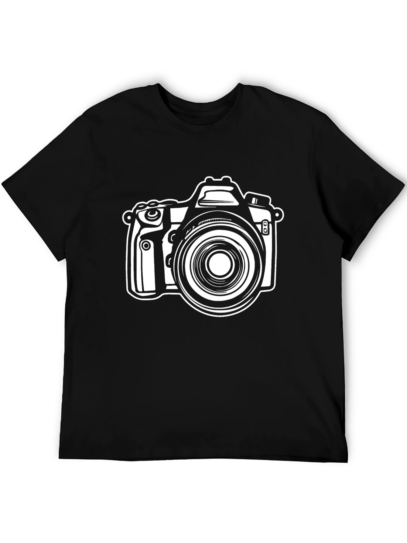 Black Camera Graphic T-Shirt - Photographer Tee