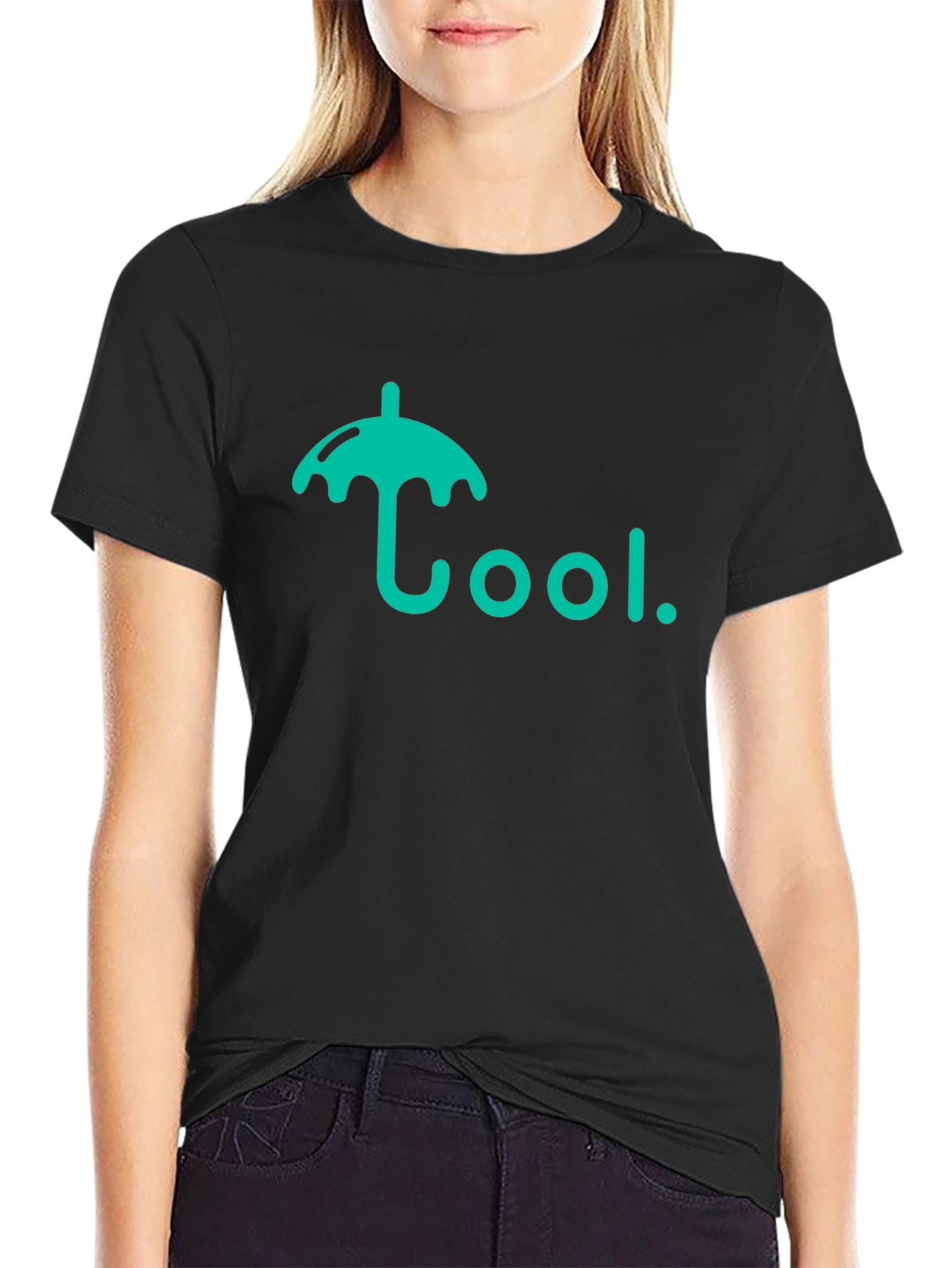 Cool Umbrella Graphic Tee - Trendy Casual Shirt