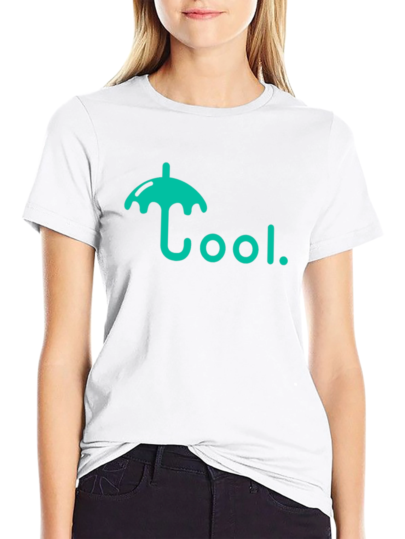 Cool Umbrella Graphic Tee - Trendy Casual Shirt