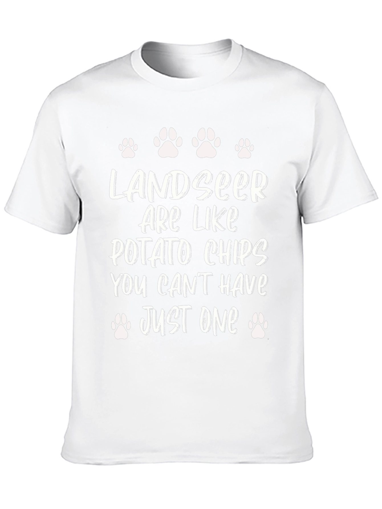 Landseer Potato Chips T-Shirt - Dog Lover Tee