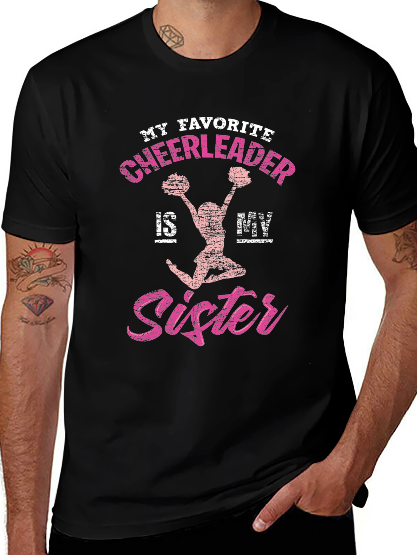 Cheerleader Sister T-Shirt - Proud Family Apparel