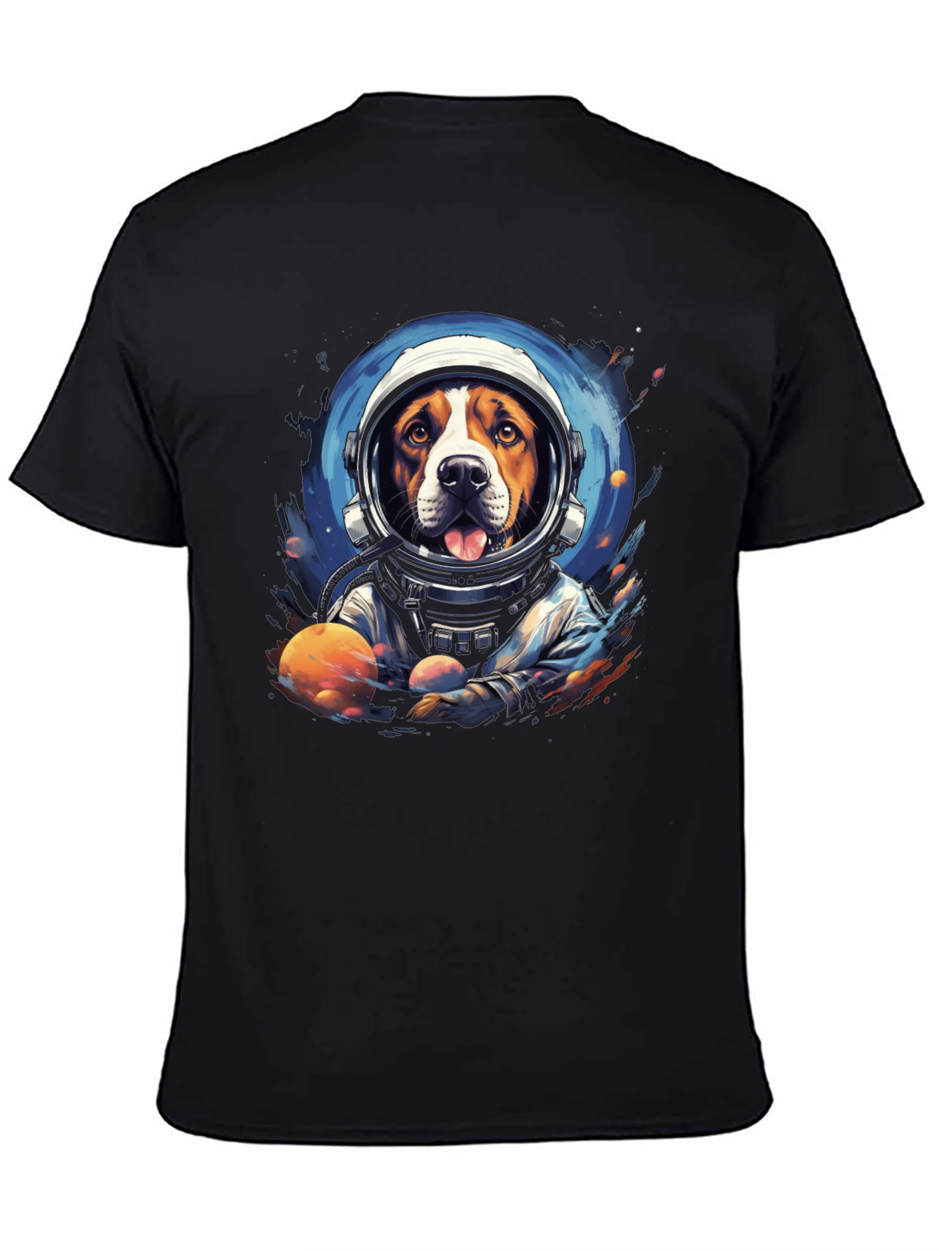 Dog Astronaut Graphic T-Shirt