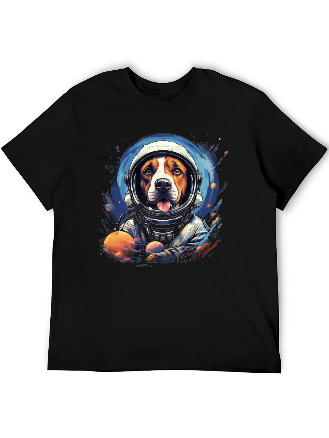 Dog Astronaut Graphic T-Shirt
