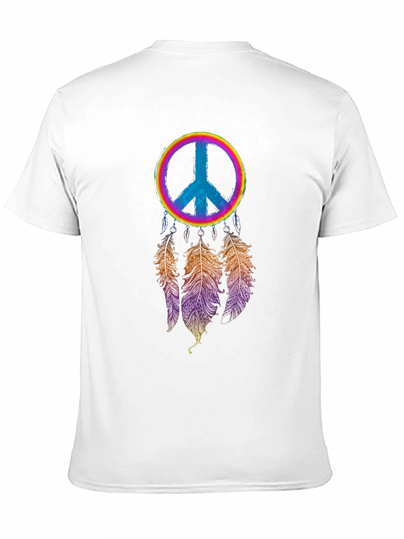 Peace Sign Dreamcatcher Graphic Tee