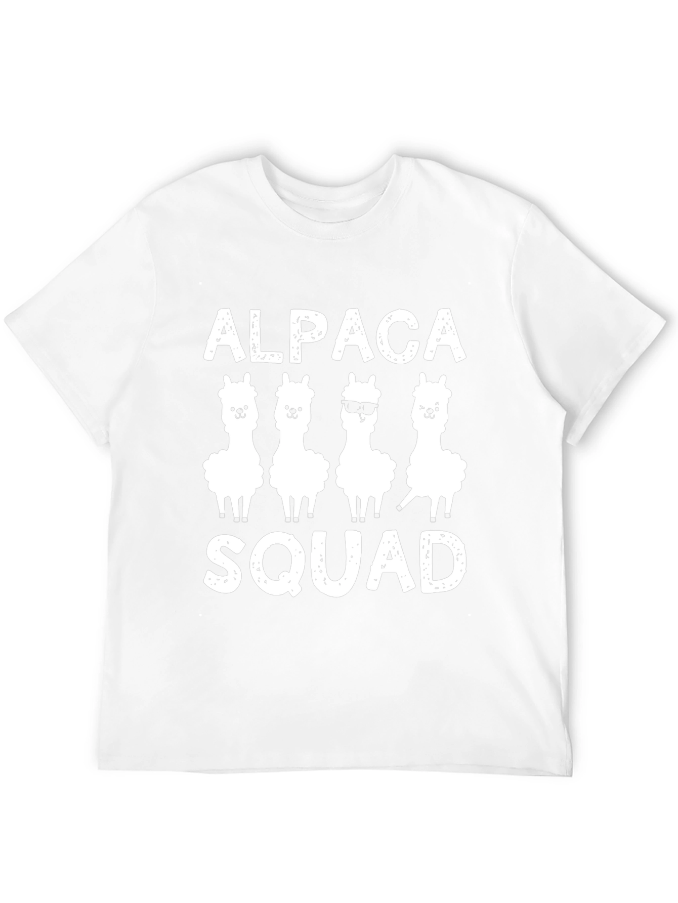 Alpaca Squad Black Graphic T-Shirt