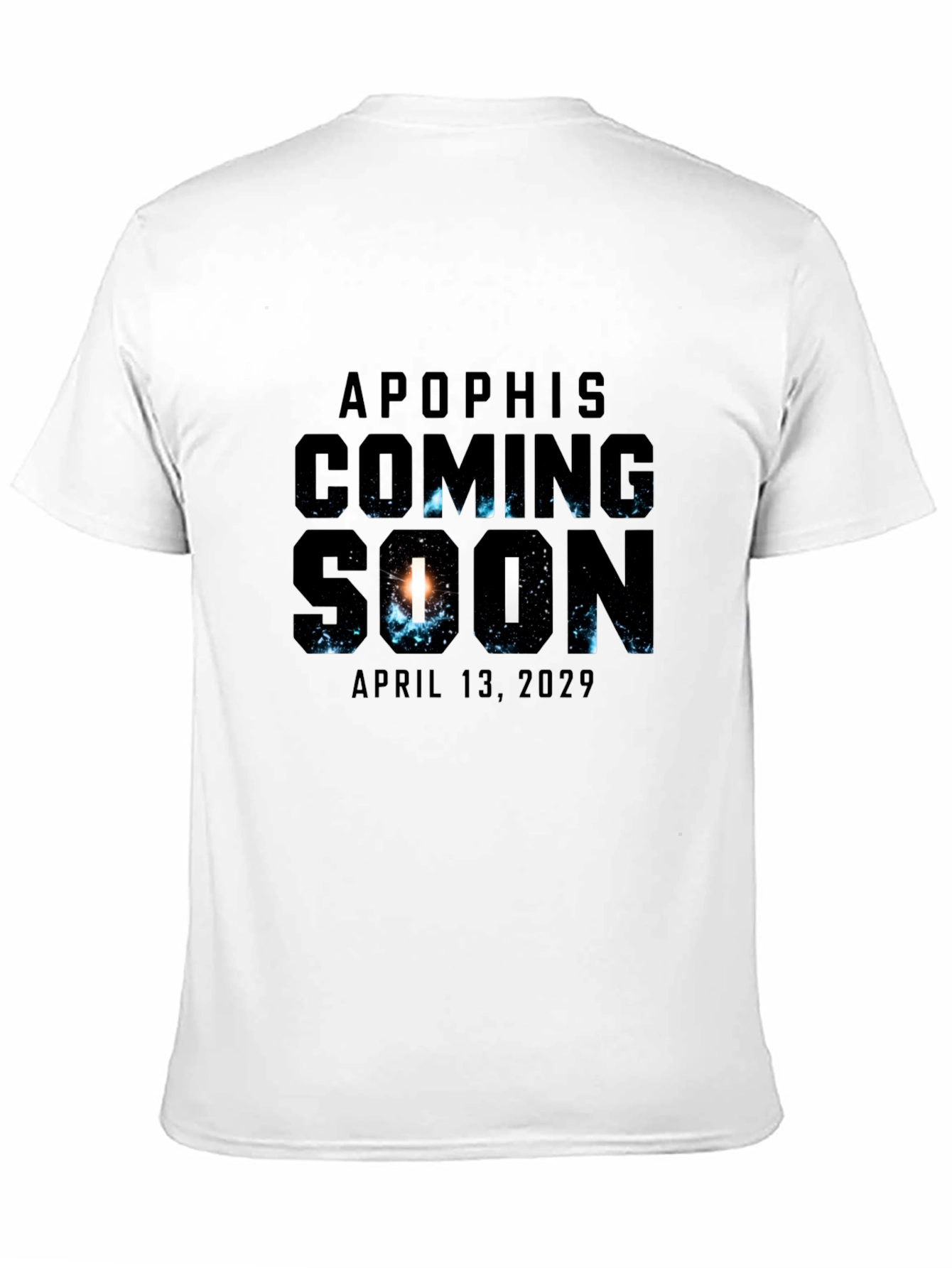 Apophis Coming Soon Black Graphic T-Shirt