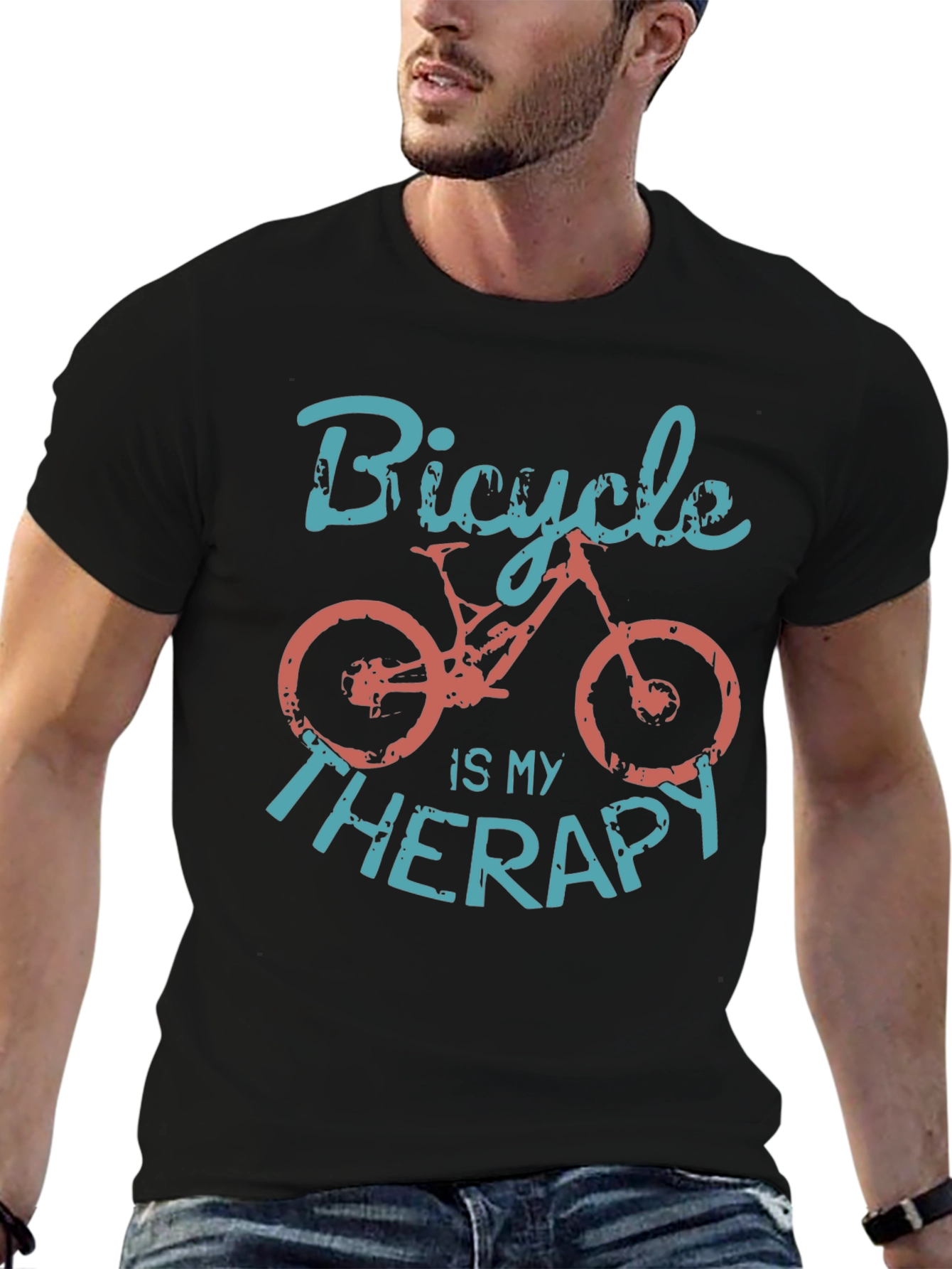 Bicycle is my Therapy Graphic T-Shirt