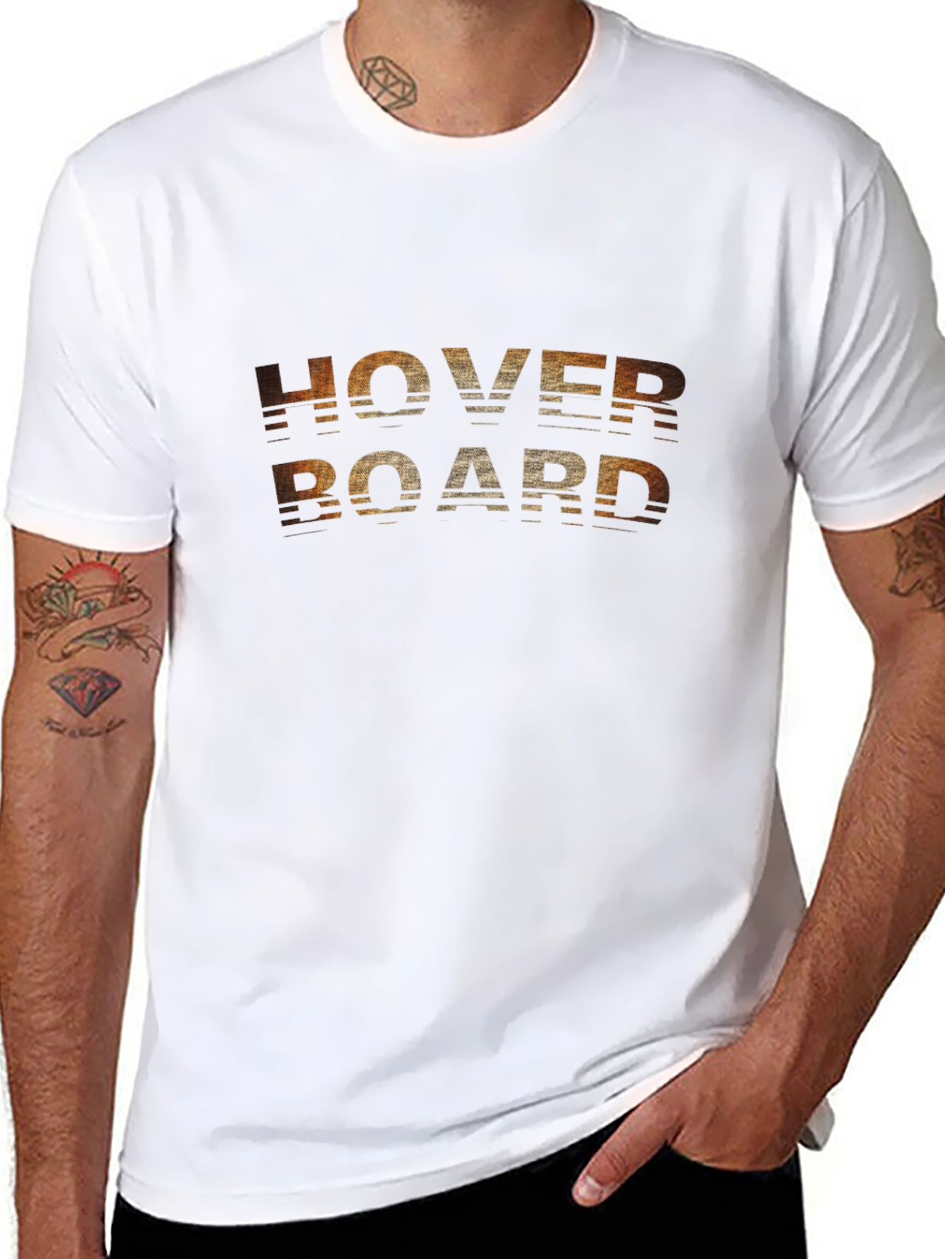 Retro Hoverboard Graphic Tee - Cool & Unique Design