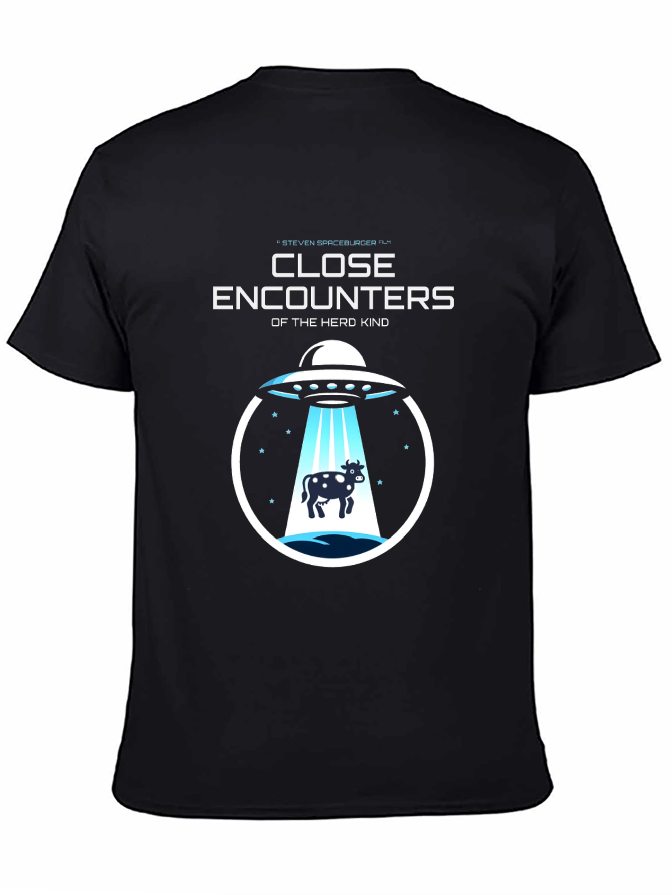 Close Encounters Herd Kind UFO Cow Abduction T-Shirt