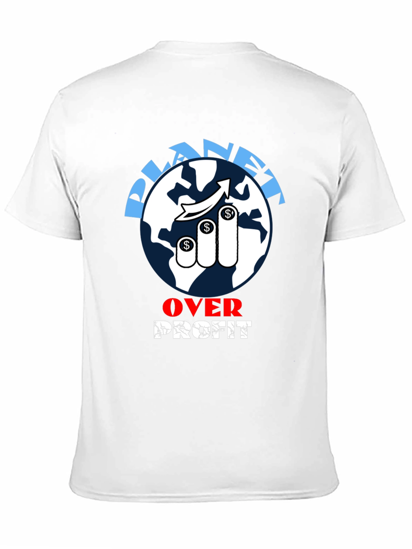 Planet Over Profit Graphic Tee - Eco-Conscious Fashion