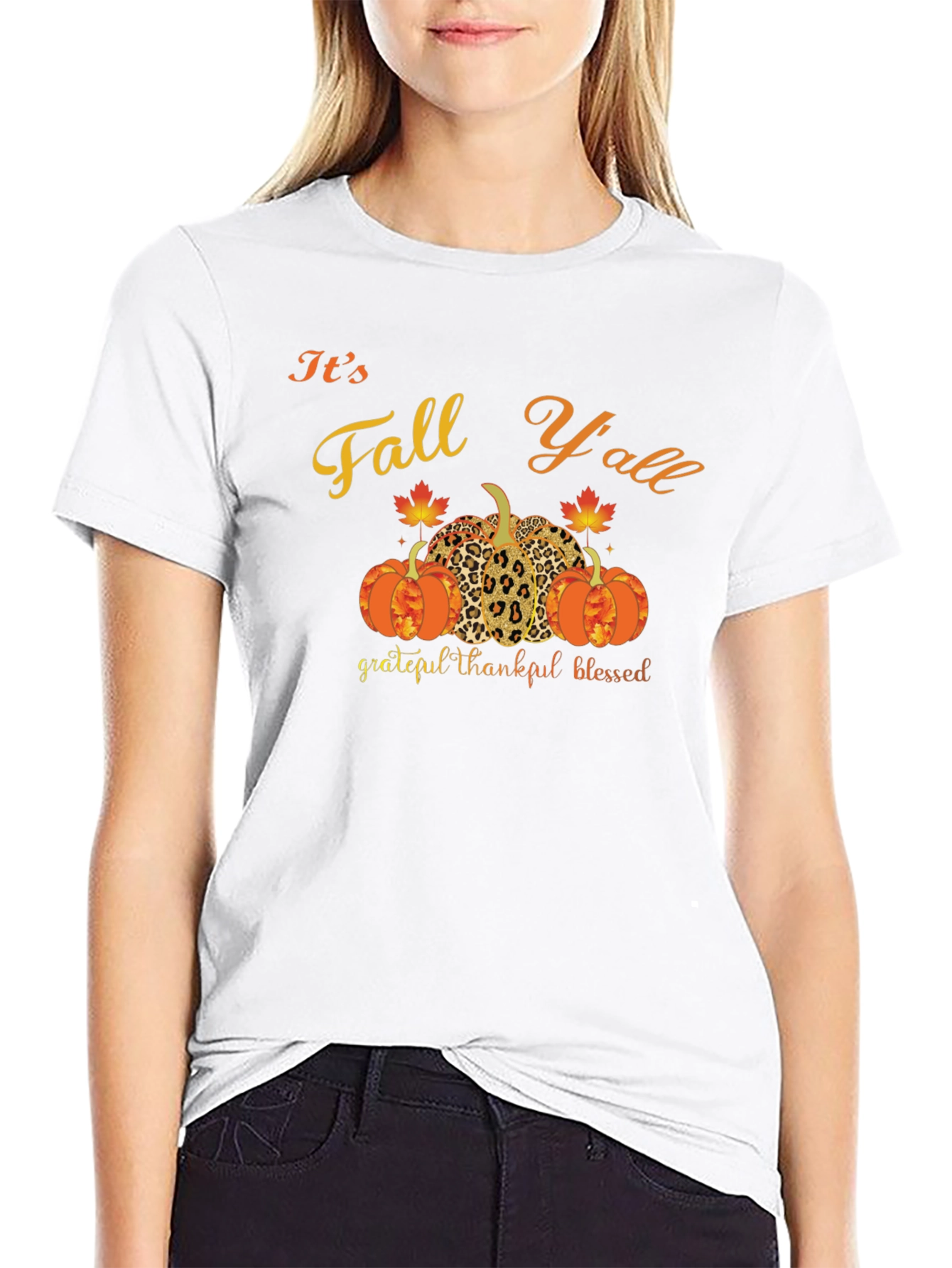 Its Fall Yall Pumpkin T-Shirt