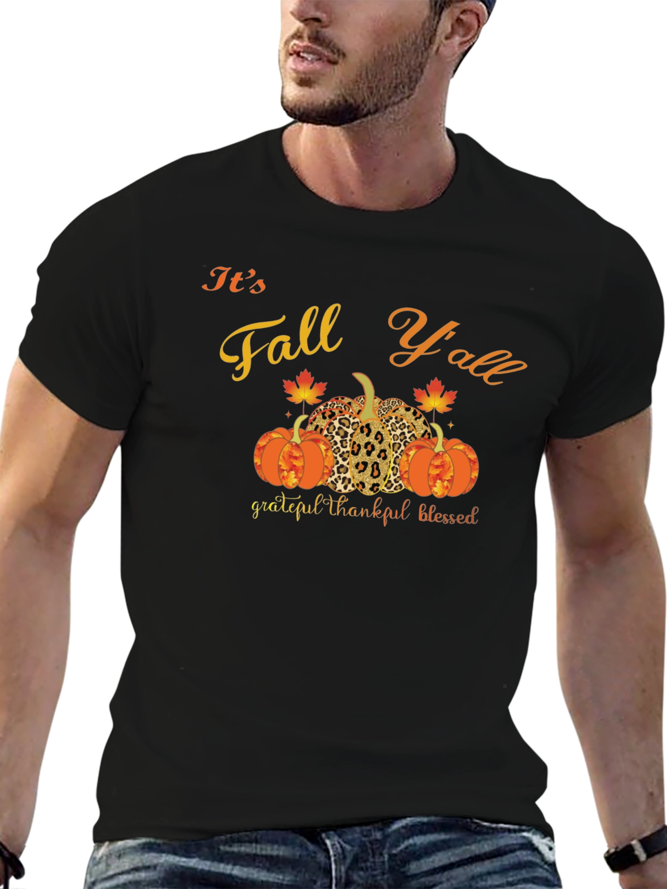 Its Fall Yall Pumpkin T-Shirt