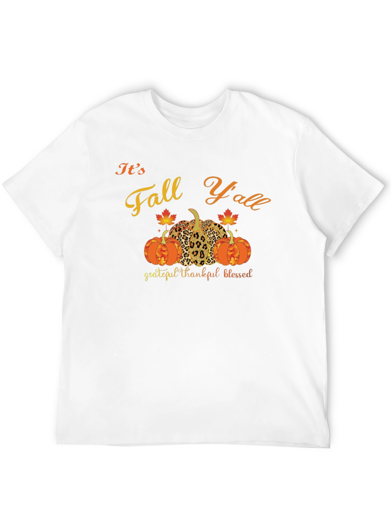 Its Fall Yall Pumpkin T-Shirt