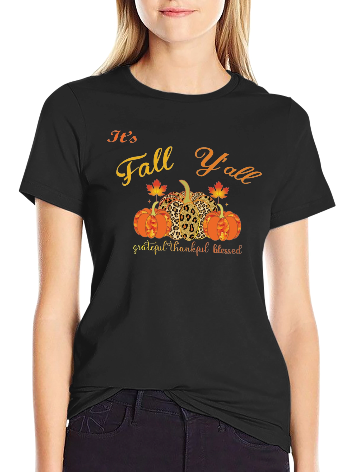 Its Fall Yall Pumpkin T-Shirt