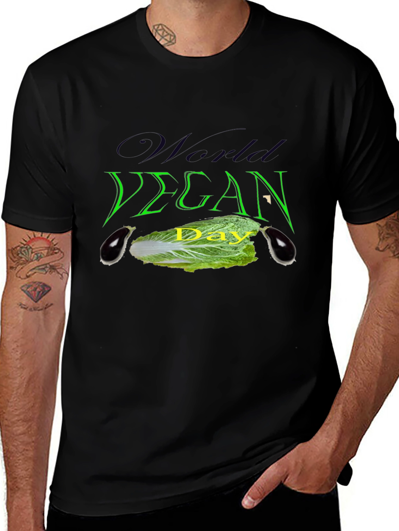 Vegan Day Graphic T-Shirt