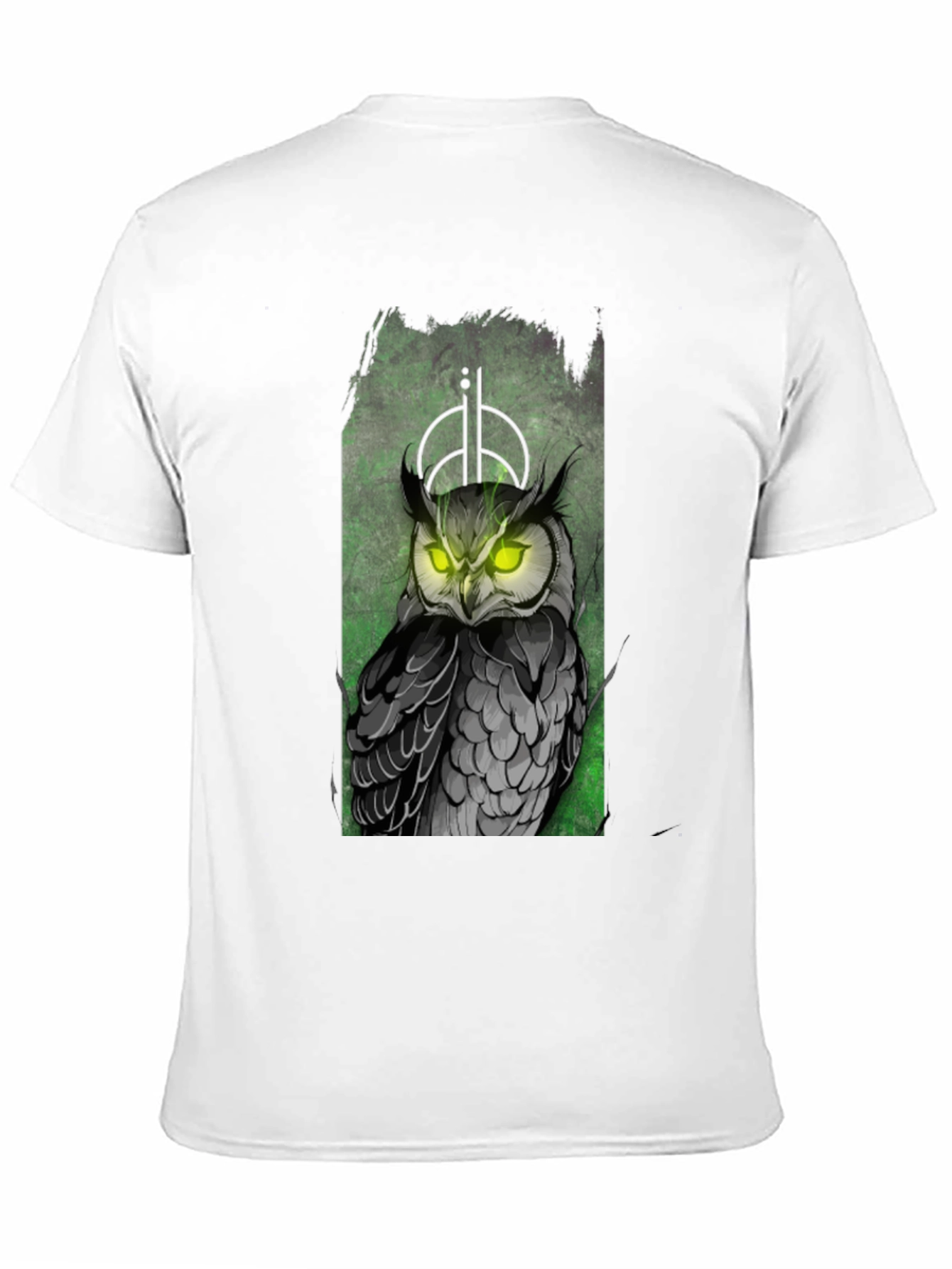 Owl Graphic Black T-Shirt
