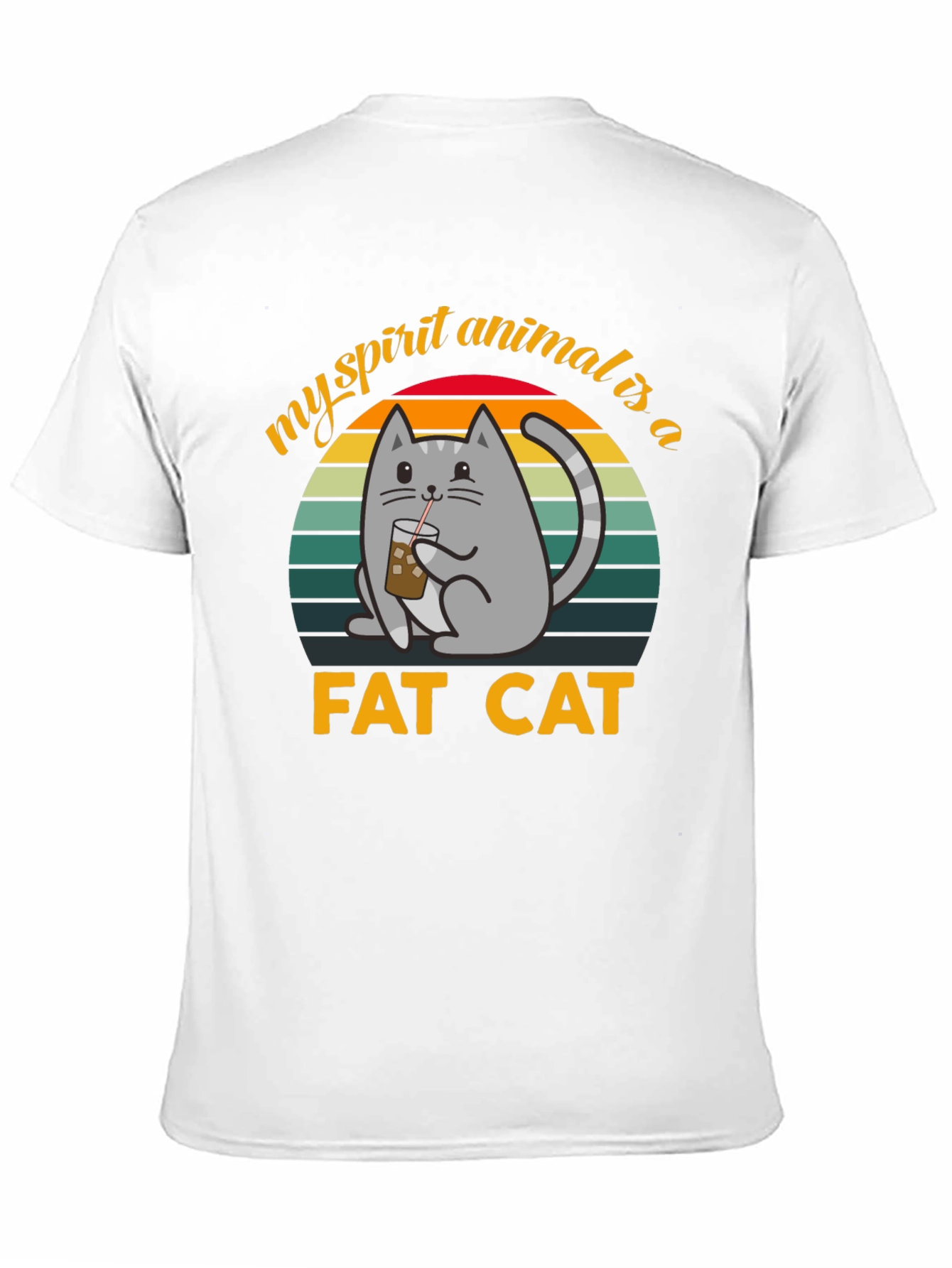 My Spirit Animal is a Fat Cat T-Shirt